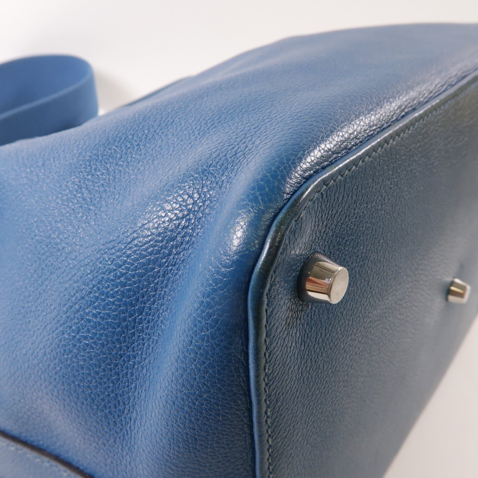 HERMES PHW Toolbox 26 2 Way Shoulder Bag Handbag Evercolor Leather Colvert