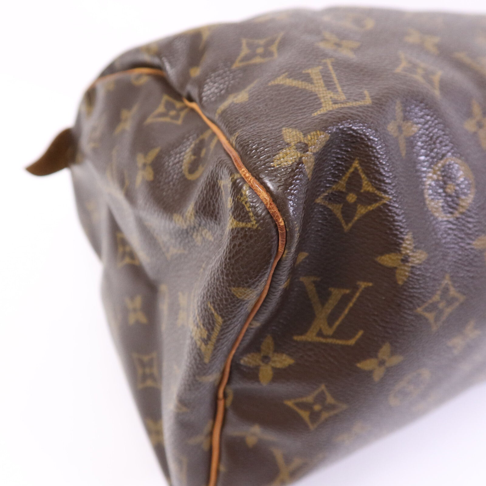 LOUIS VUITTON Monogram Speedy 30金扣手挽袋