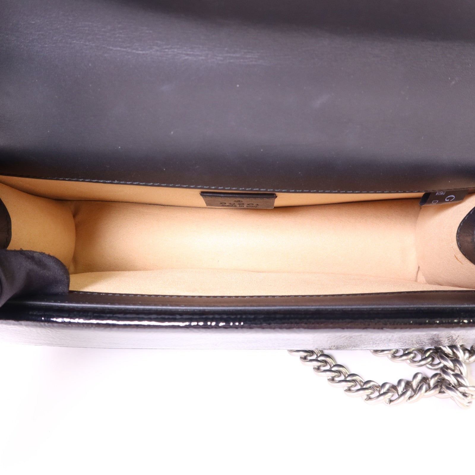 GUCCI 天鵝絨Dionysus Shoulder Bag銀扣鏈帶肩背袋