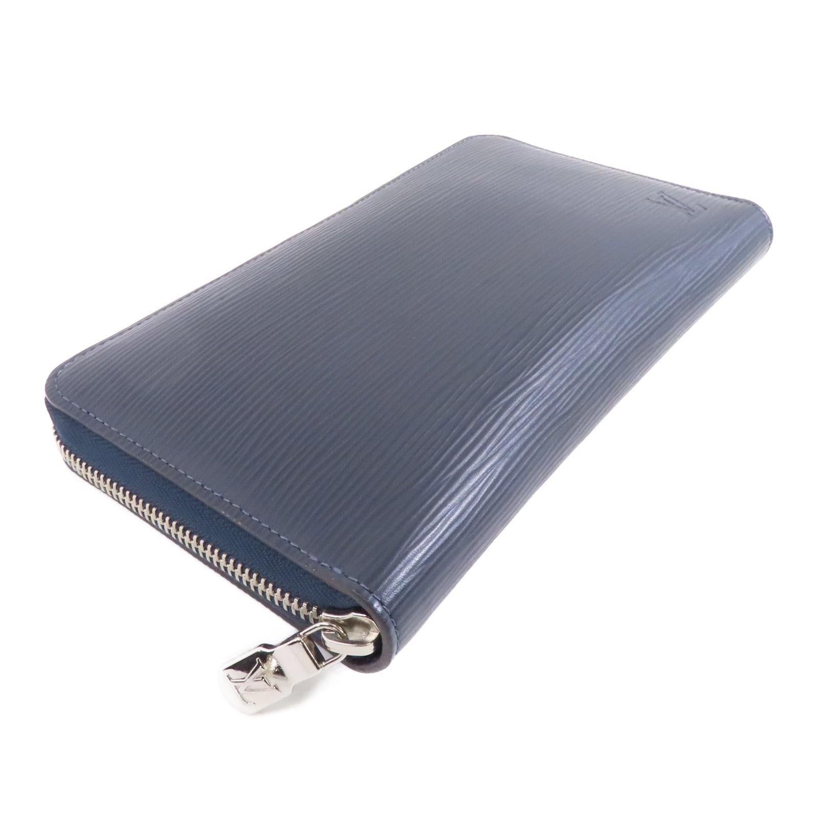 LOUIS VUITTON Epi Zippy Long Wallet銀扣長錢包Blue Marine/藍色