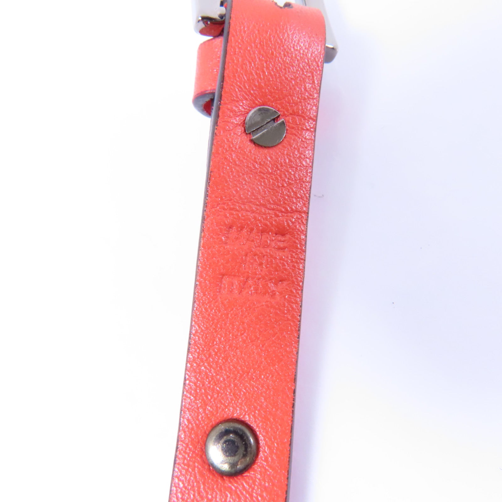 Valentino 【激減優惠】牛皮皮革Bracelet手鏈紅色