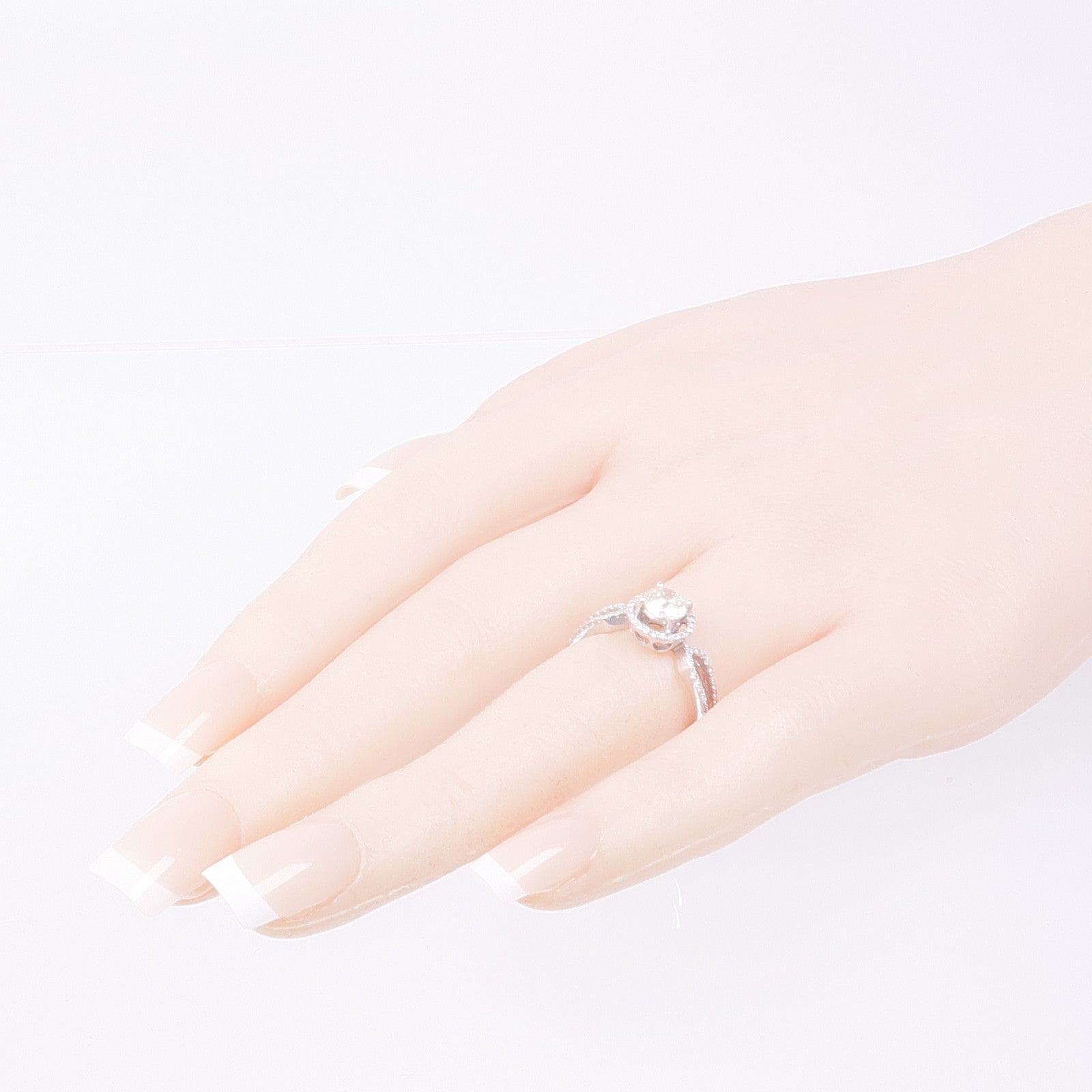 JEWELRY 18K白金Diamond Ring鑽石戒指US#7.25