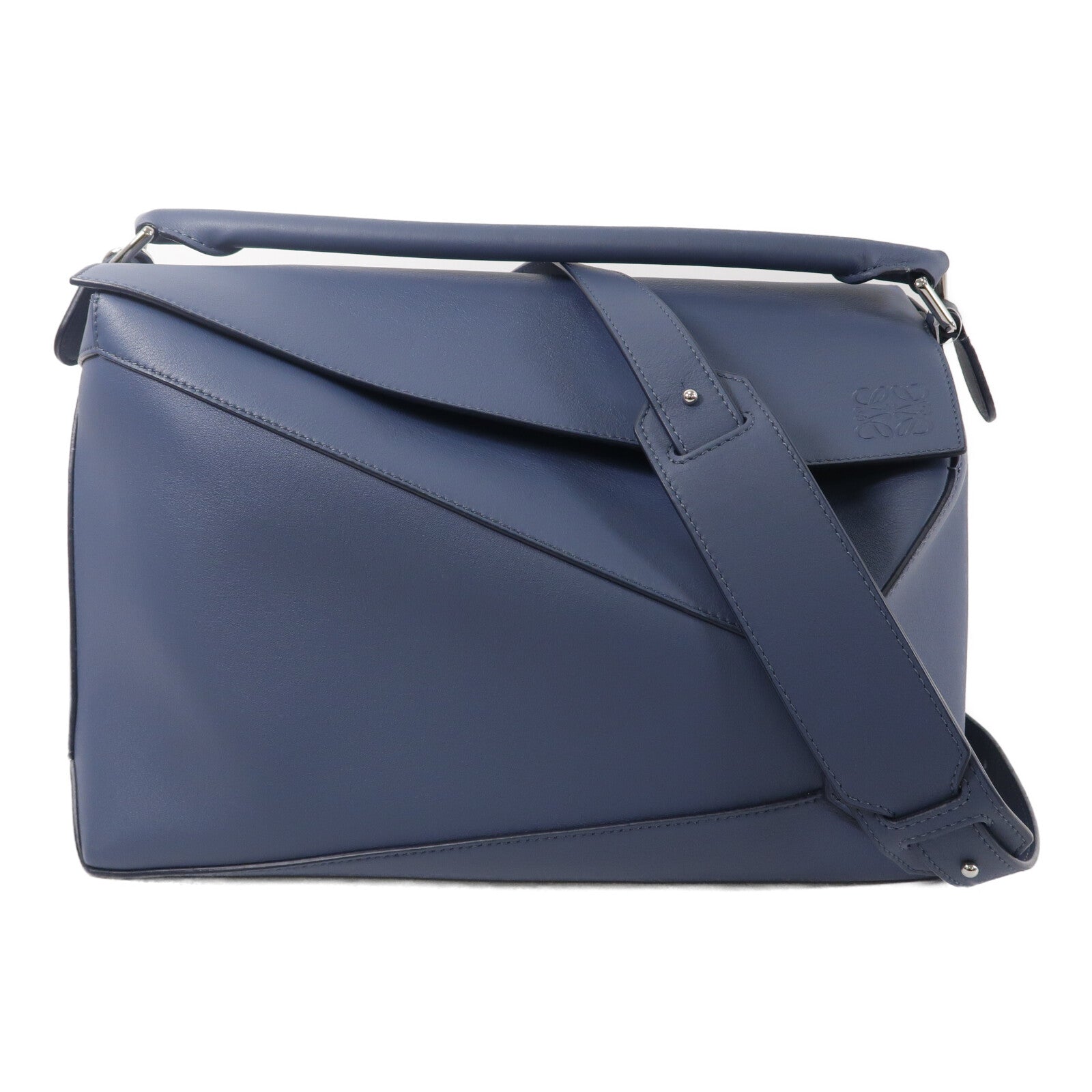LOEWE 牛皮皮革Large Puzzle Edge Bag手挽肩背兩用袋