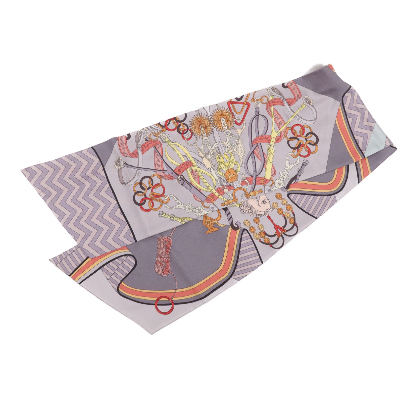 HERMES 絲質Maxi Twilly絲巾