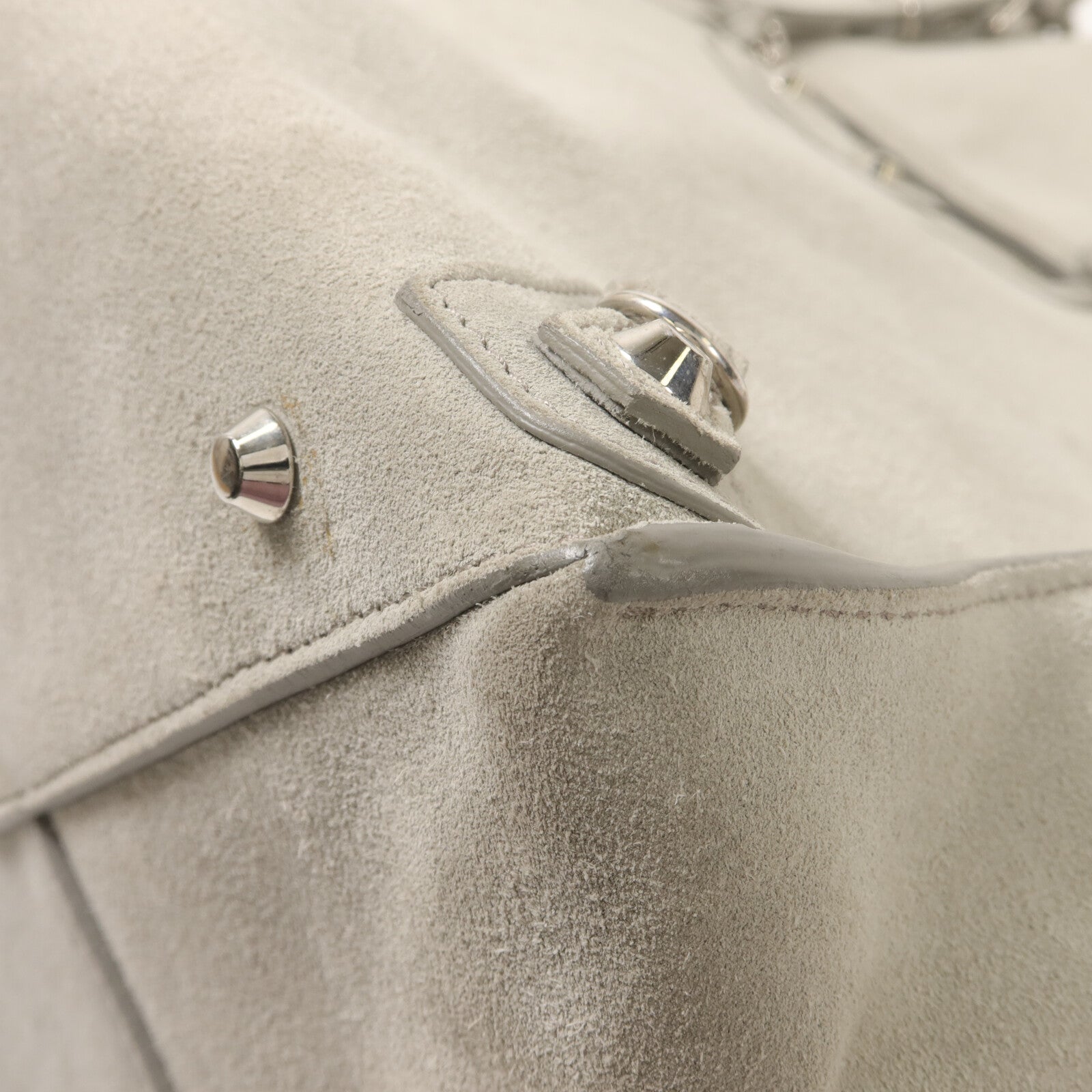 BALENCIAGA 麂皮皮革/馬毛Shoulder Bag手挽袋