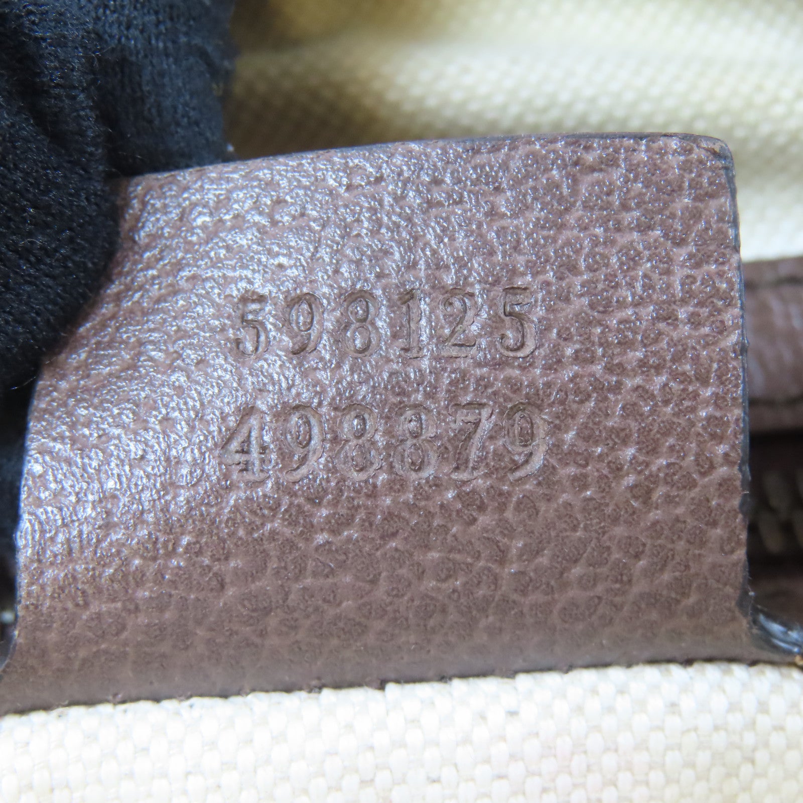 GUCCI 塗層帆布Ophidia金扣肩背袋啡色