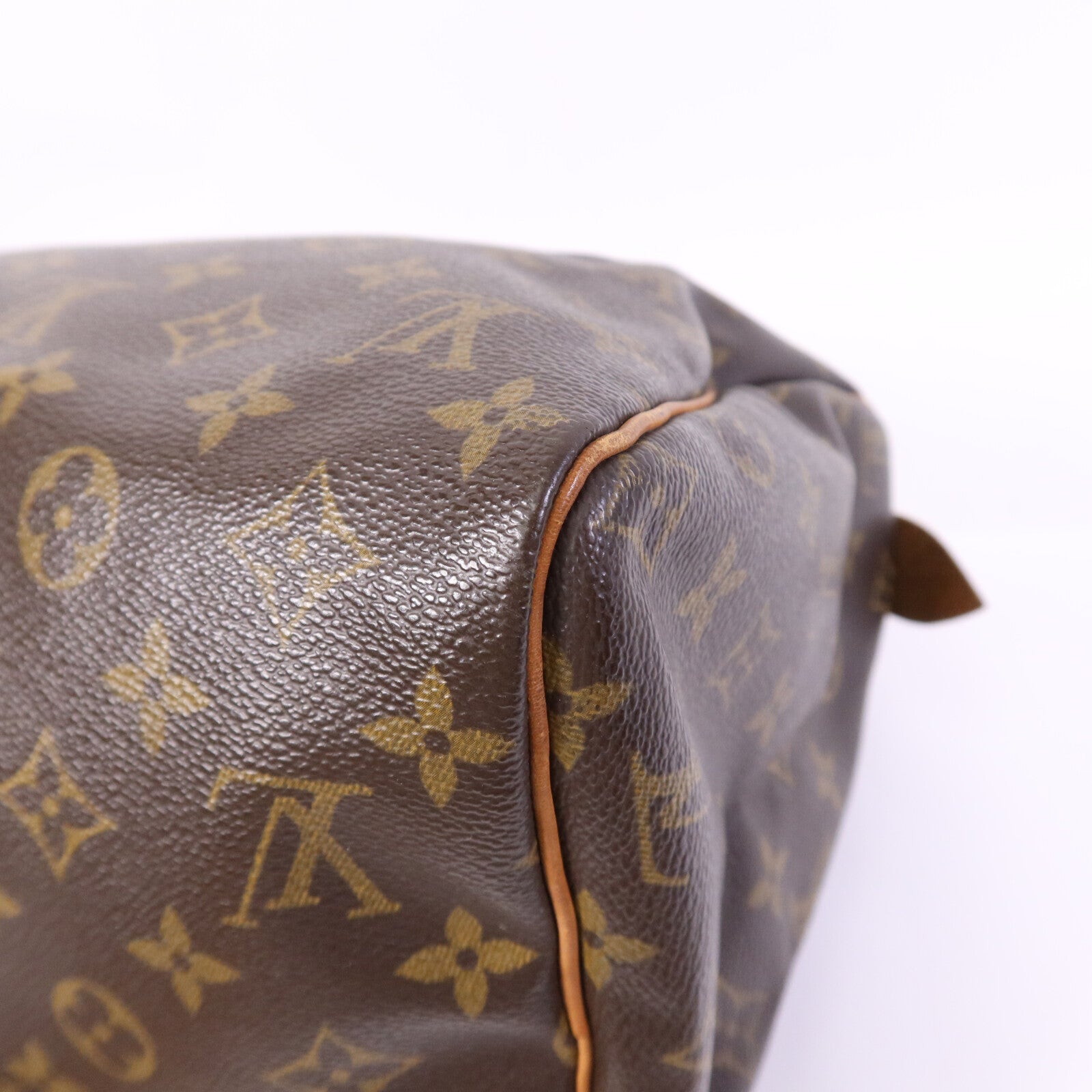 LOUIS VUITTON Monogram Speedy 30金扣手挽袋