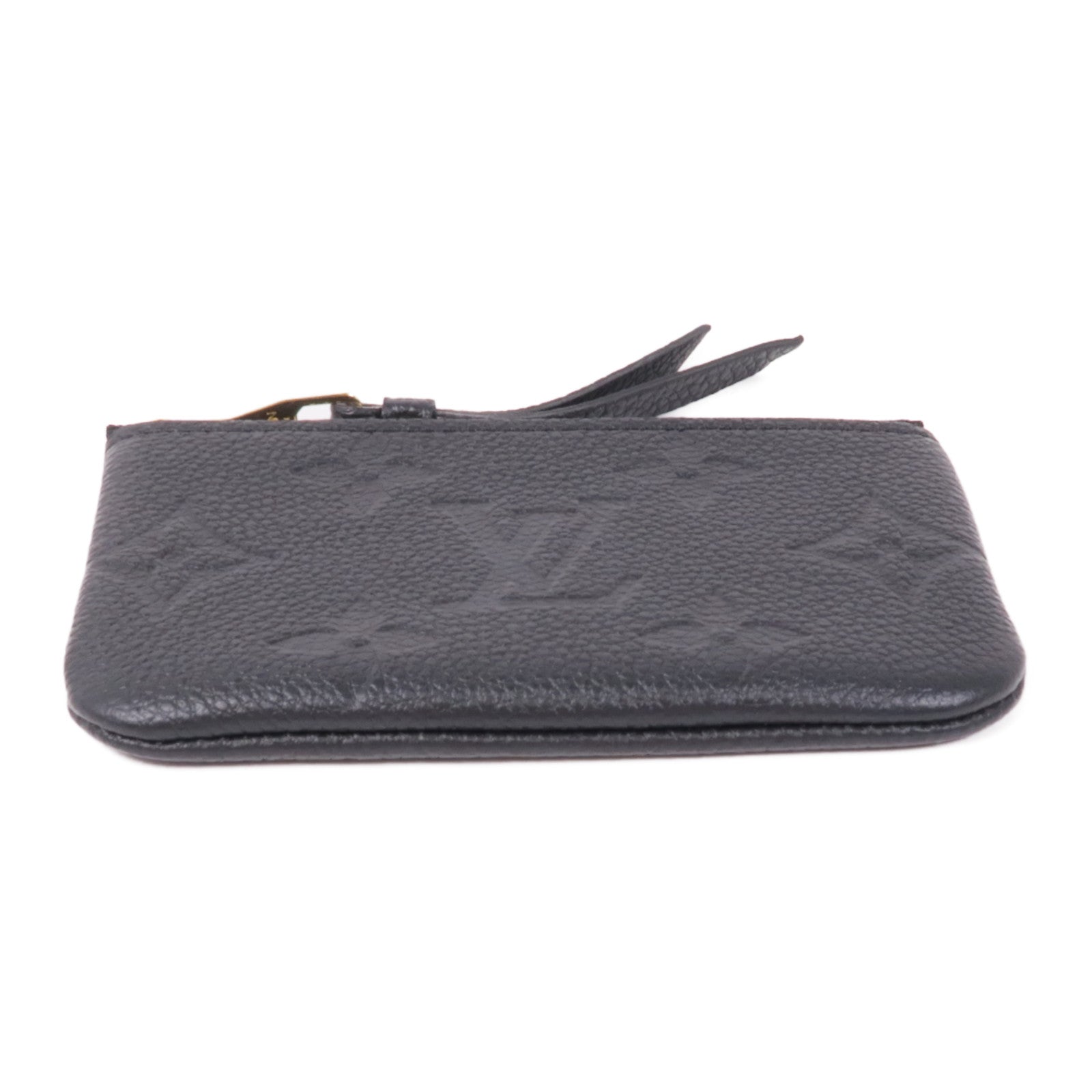 LOUIS VUITTON Monogram Taurillon Coin Case金扣零錢包