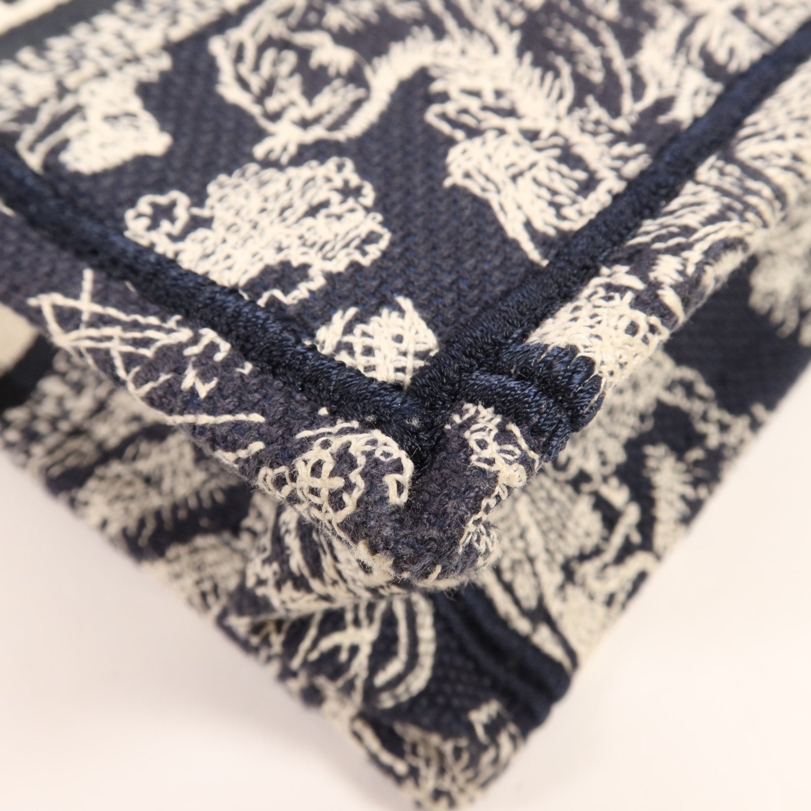 Dior 帆布Book Tote Mini金扣手挽肩背兩用袋