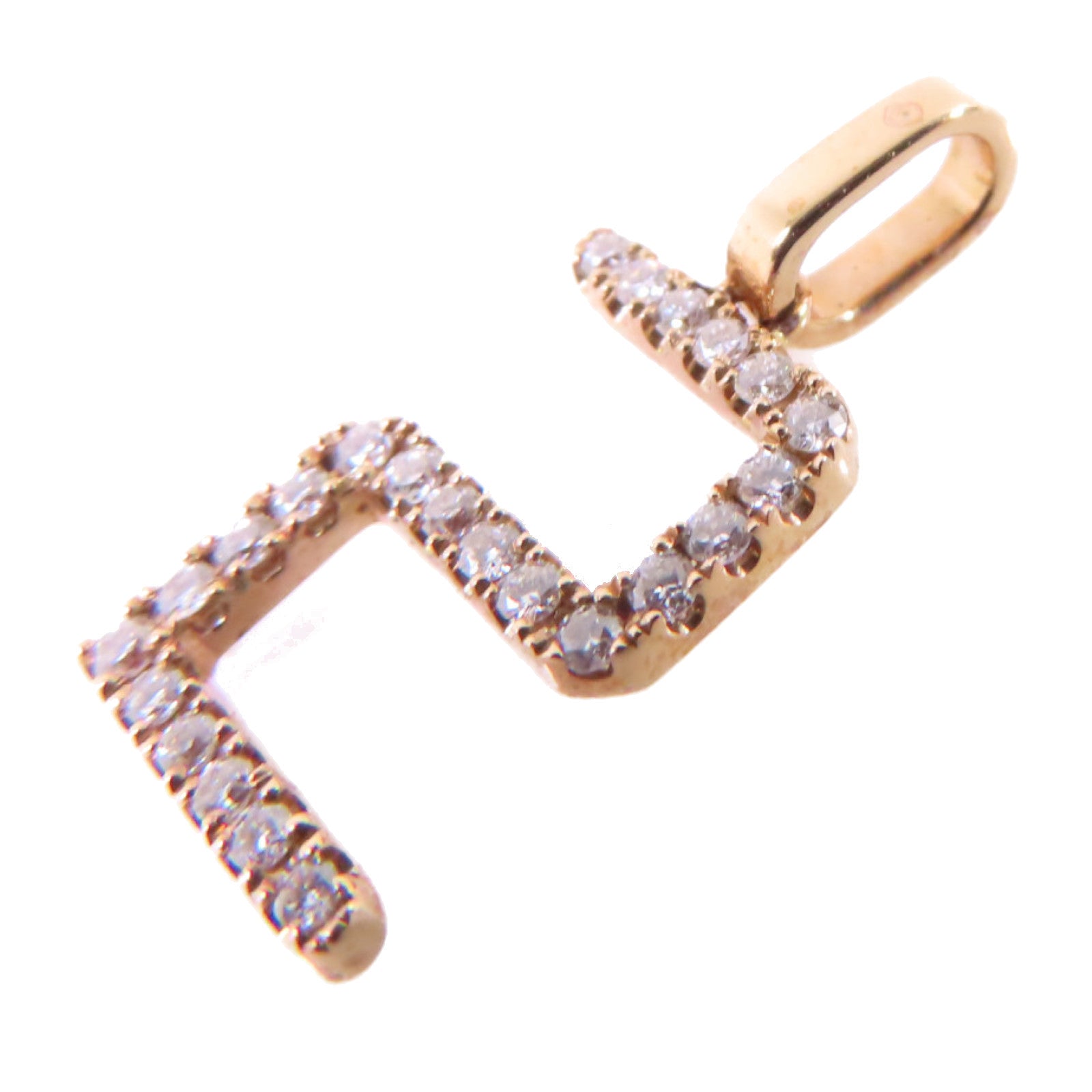 JEWELRY 18K玫瑰金/鑽石Diamond Pendant Top吊墜頭扣