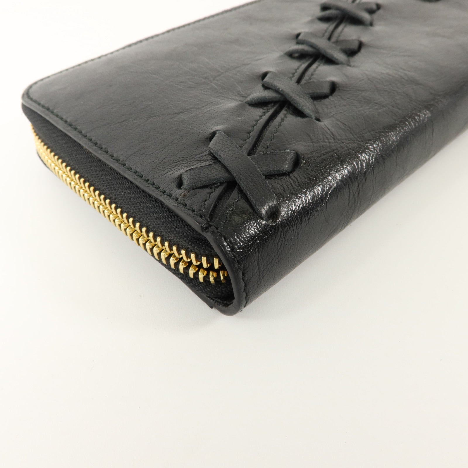 LOEWE 牛皮皮革Long Round Wallet長錢包