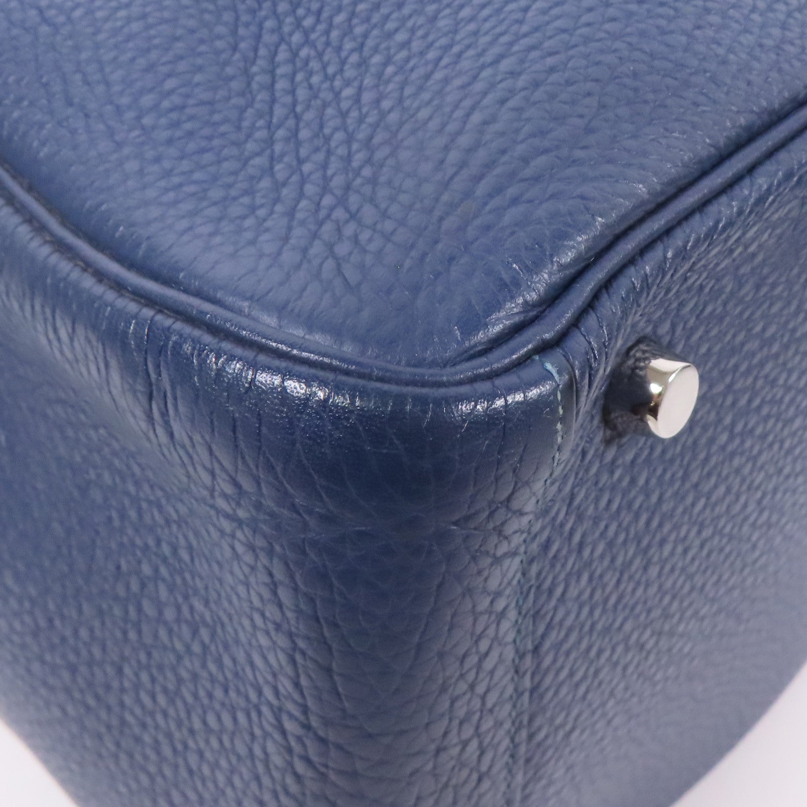 HERMES 【激減優惠】Clemence皮革Lindy 30銀扣手挽肩背兩用袋