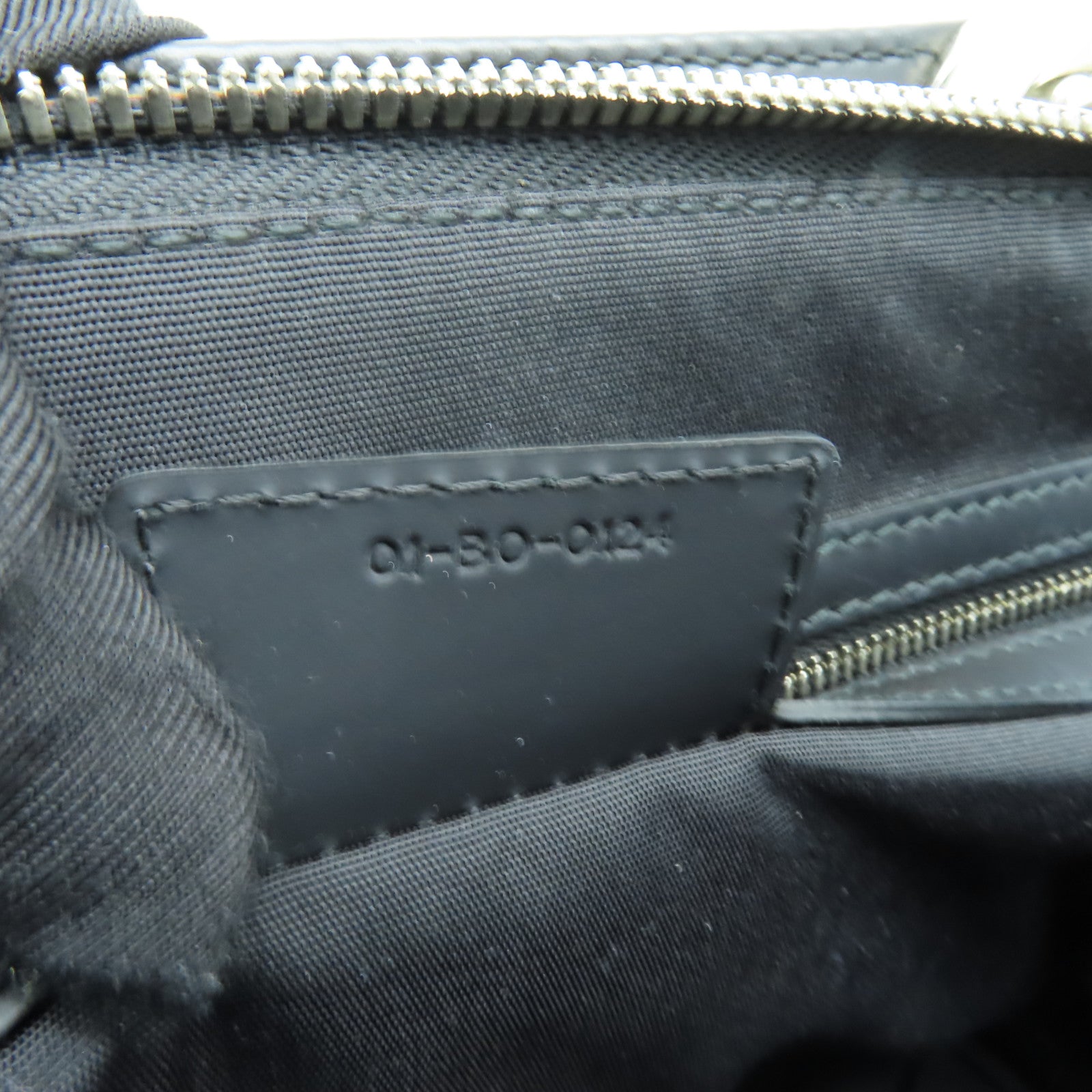 Dior 【激減優惠】漆皮皮革Hand Bag銀扣手挽袋黑色