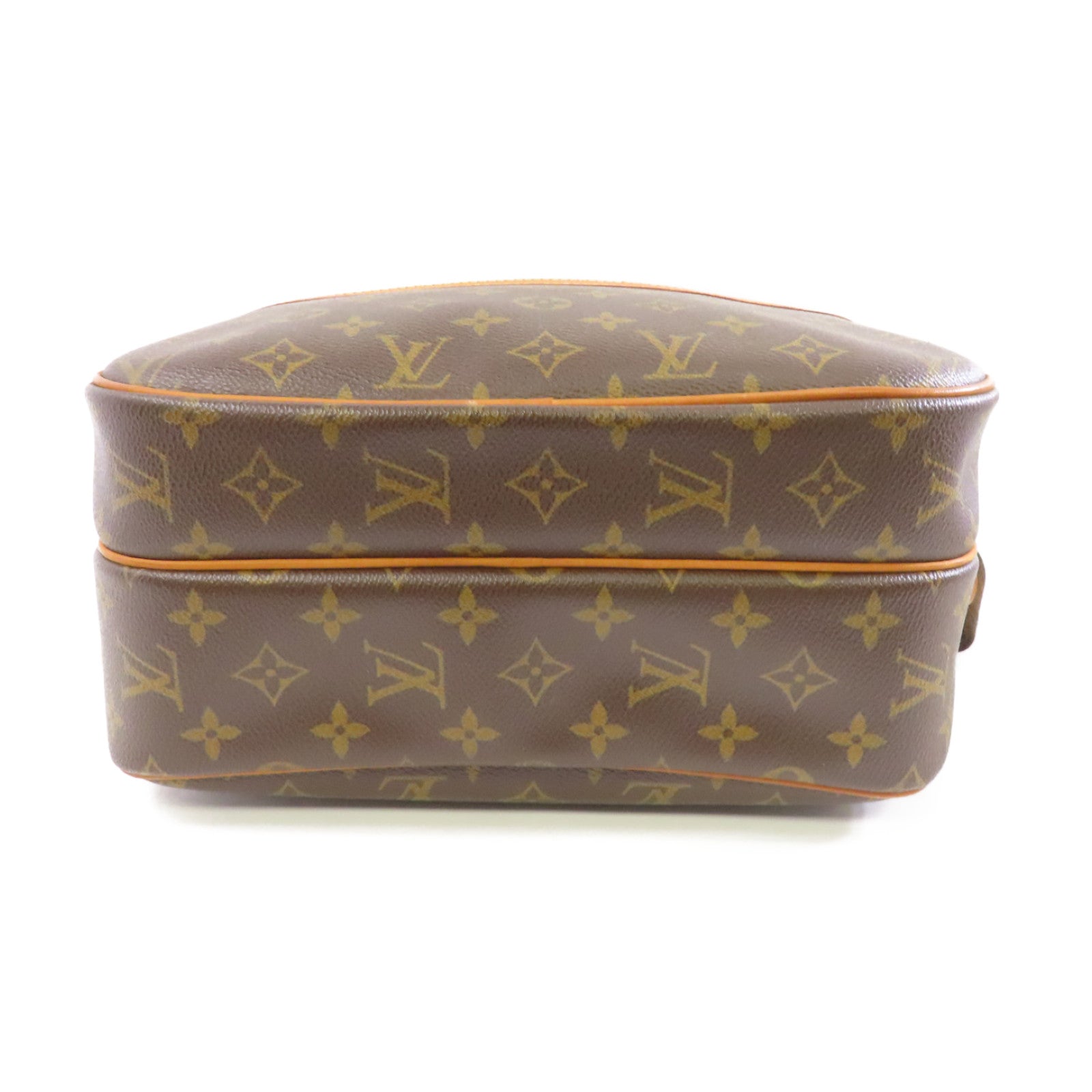 LOUIS VUITTON Monogram Reporter金扣肩背袋啡色