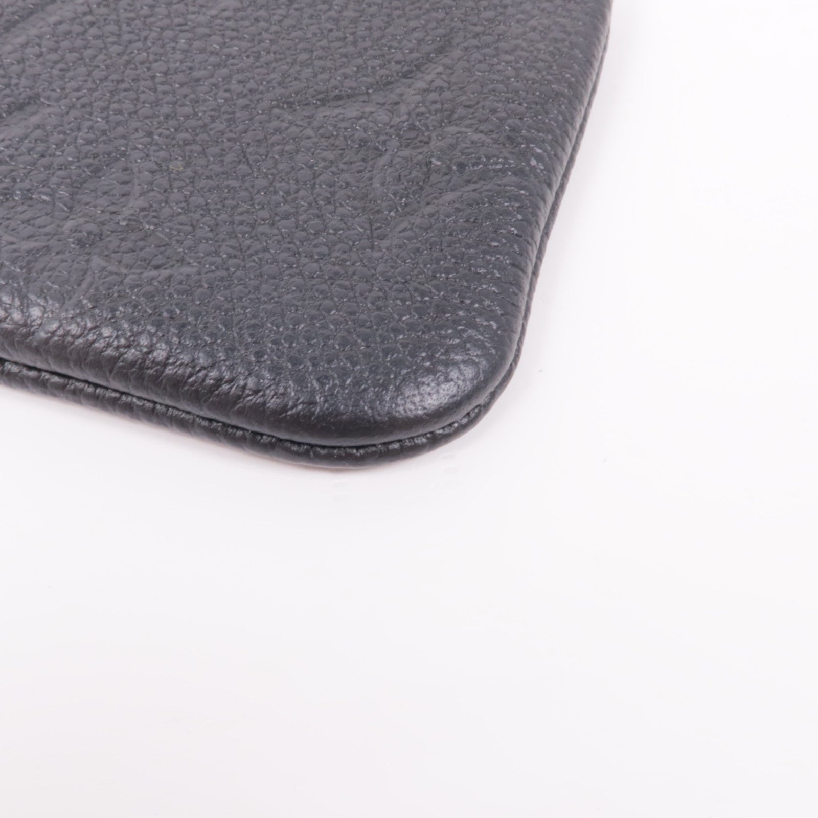 LOUIS VUITTON Monogram Taurillon Coin Case金扣零錢包