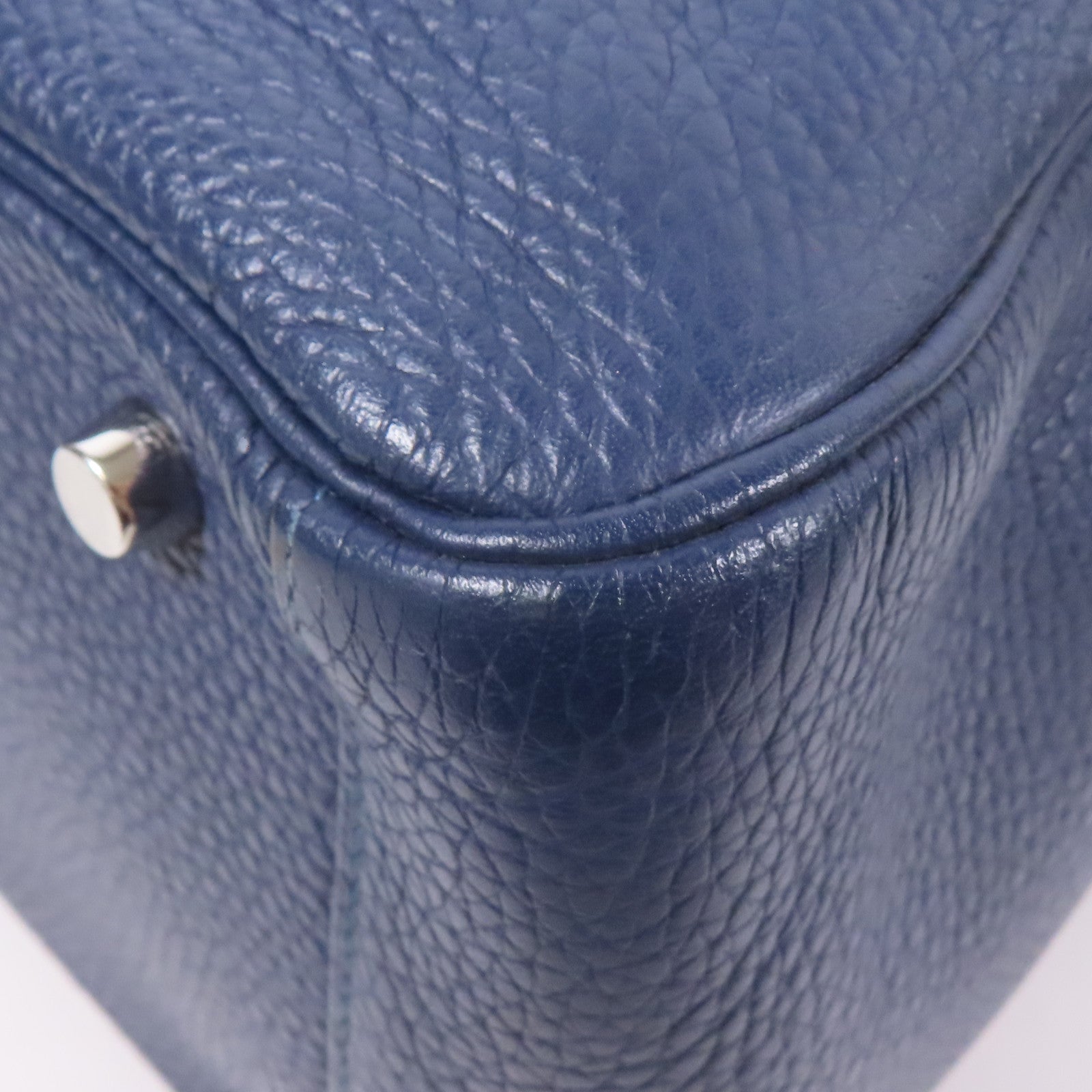 HERMES 【激減優惠】Clemence皮革Lindy 30銀扣手挽肩背兩用袋