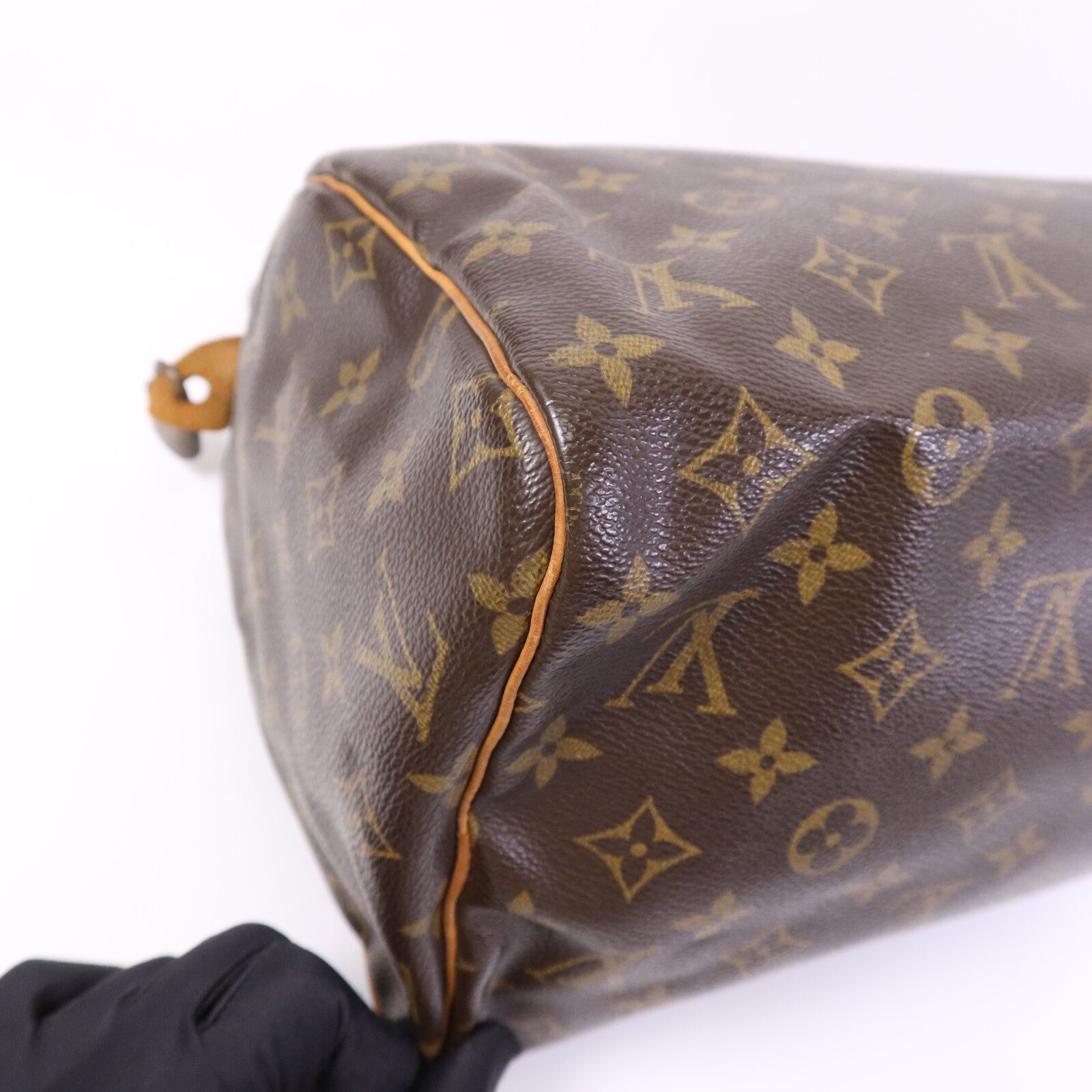 LOUIS VUITTON Monogram Speedy 30金扣手挽袋