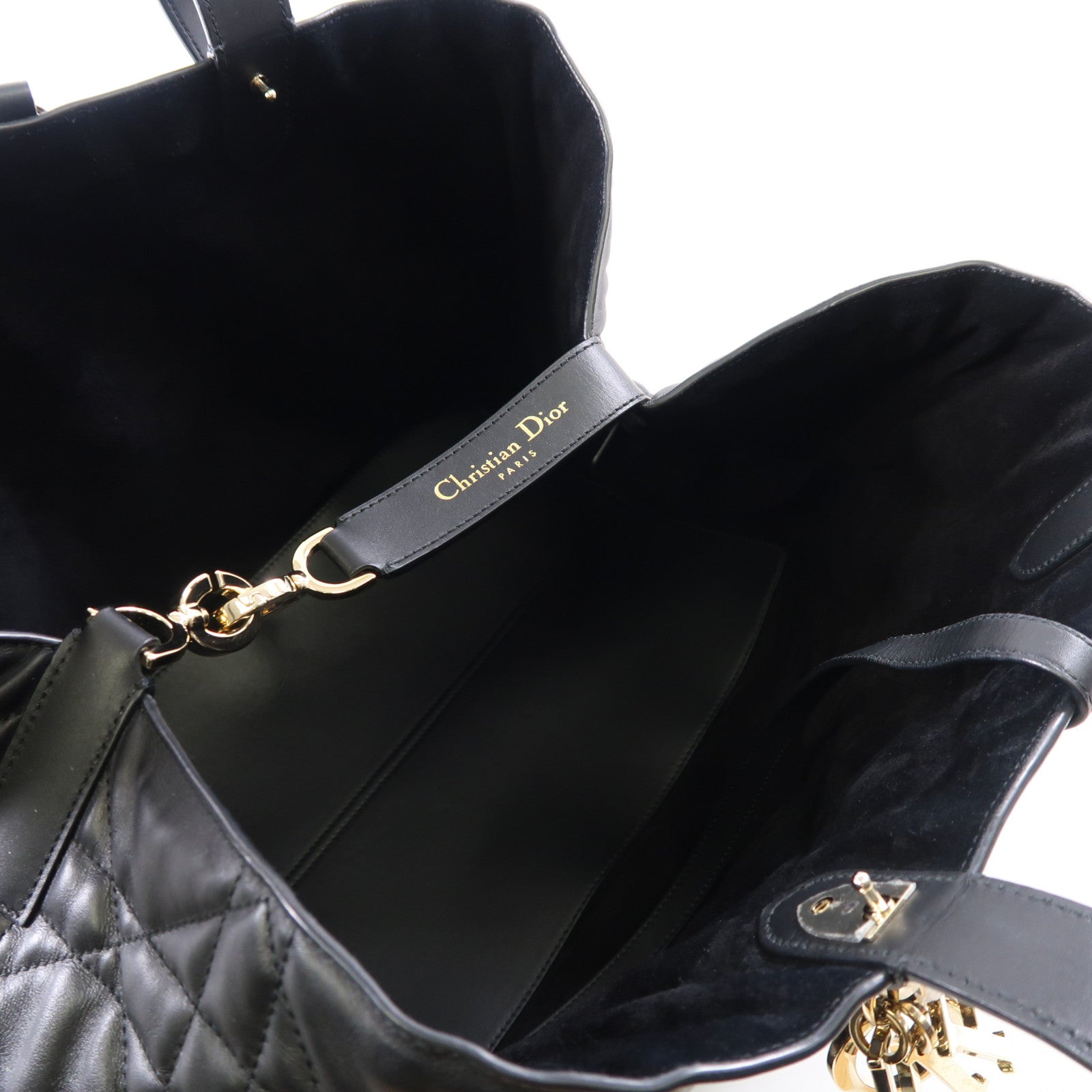 Dior 皮革Toujours金扣肩背袋/手挽袋