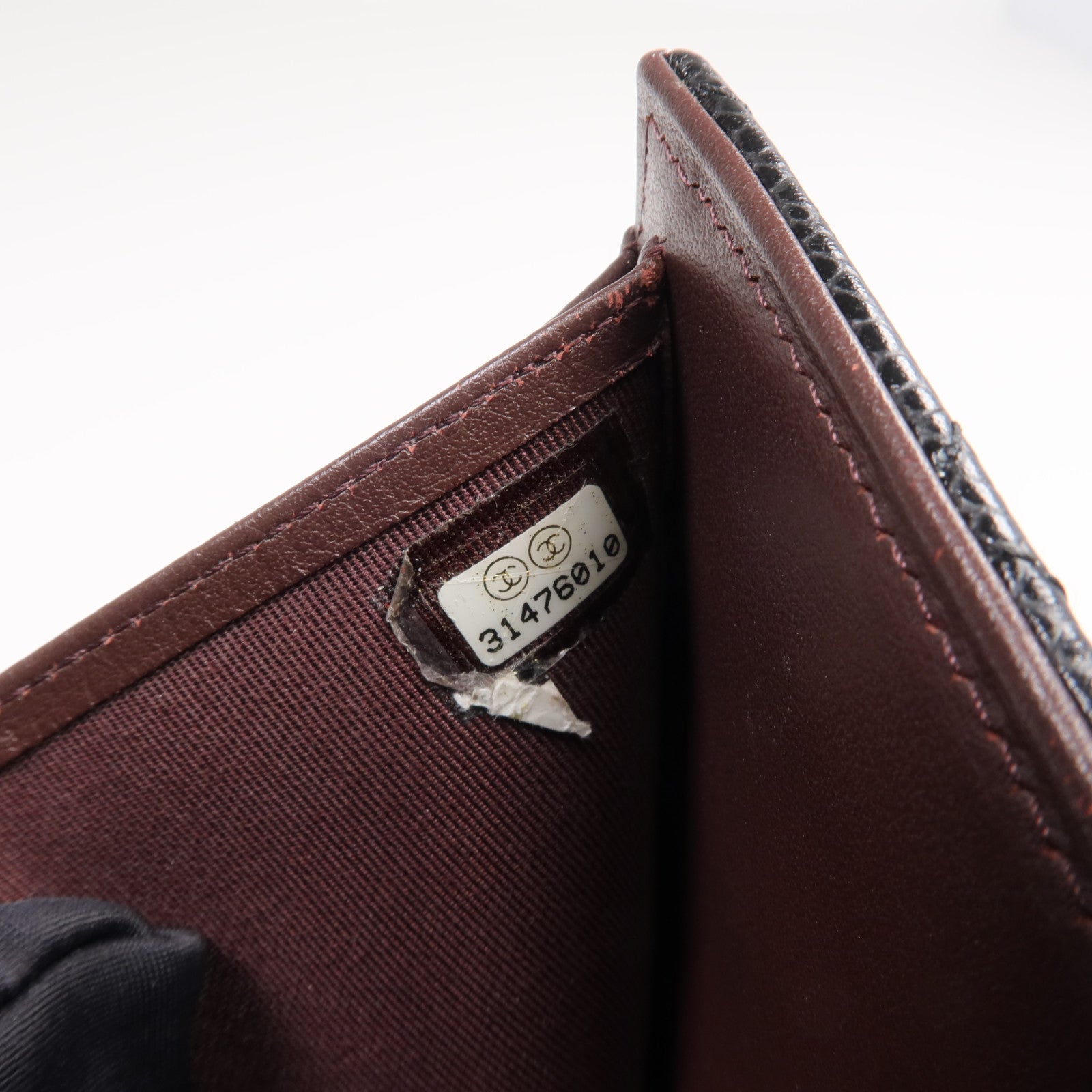CHANEL 牛皮皮革Classic Small Flap Wallet金扣錢包
