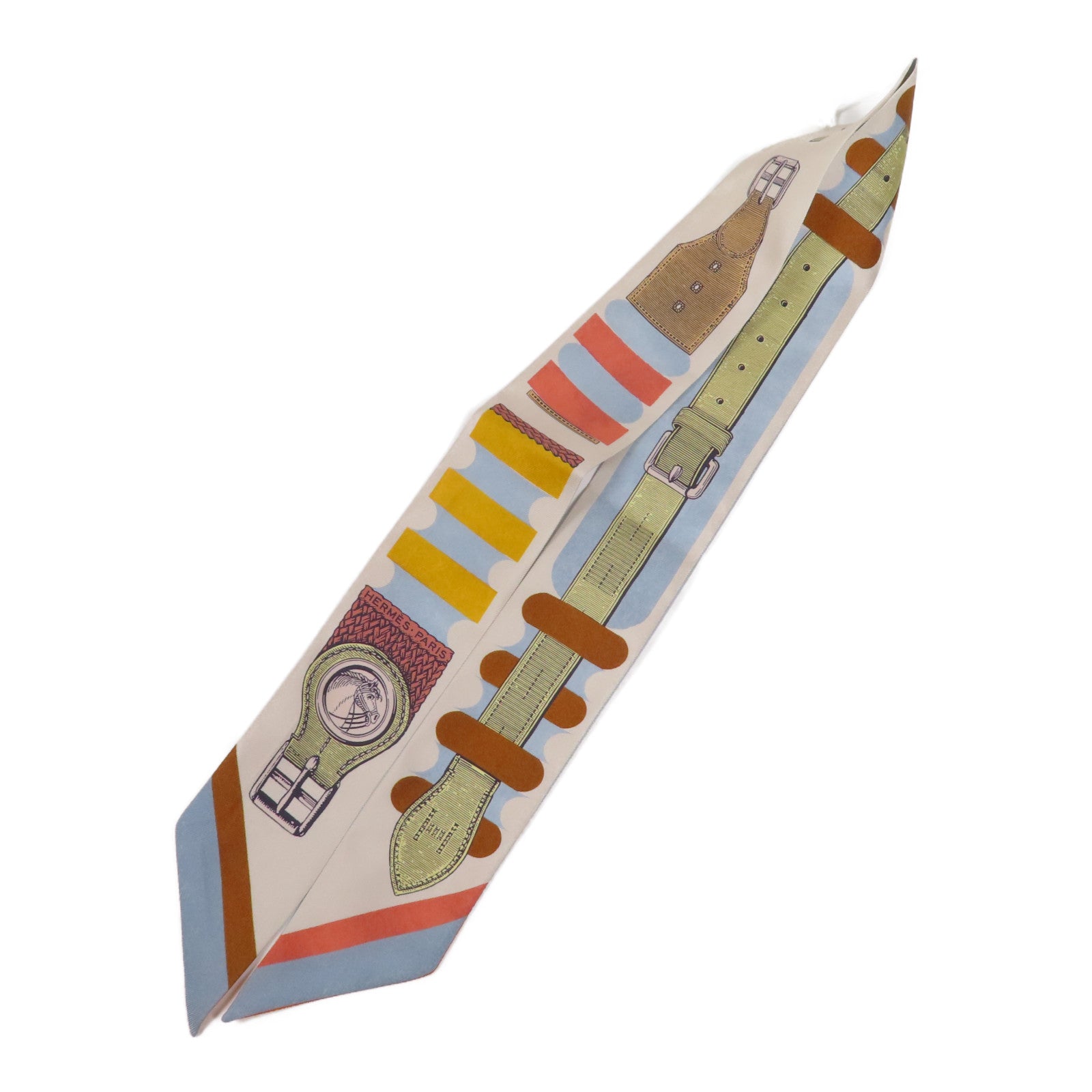 HERMES 絲質Twilly絲巾