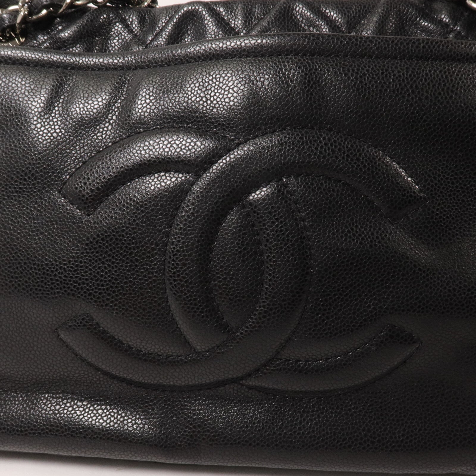 CHANEL 牛皮皮革Tote Bag鏈帶肩背袋