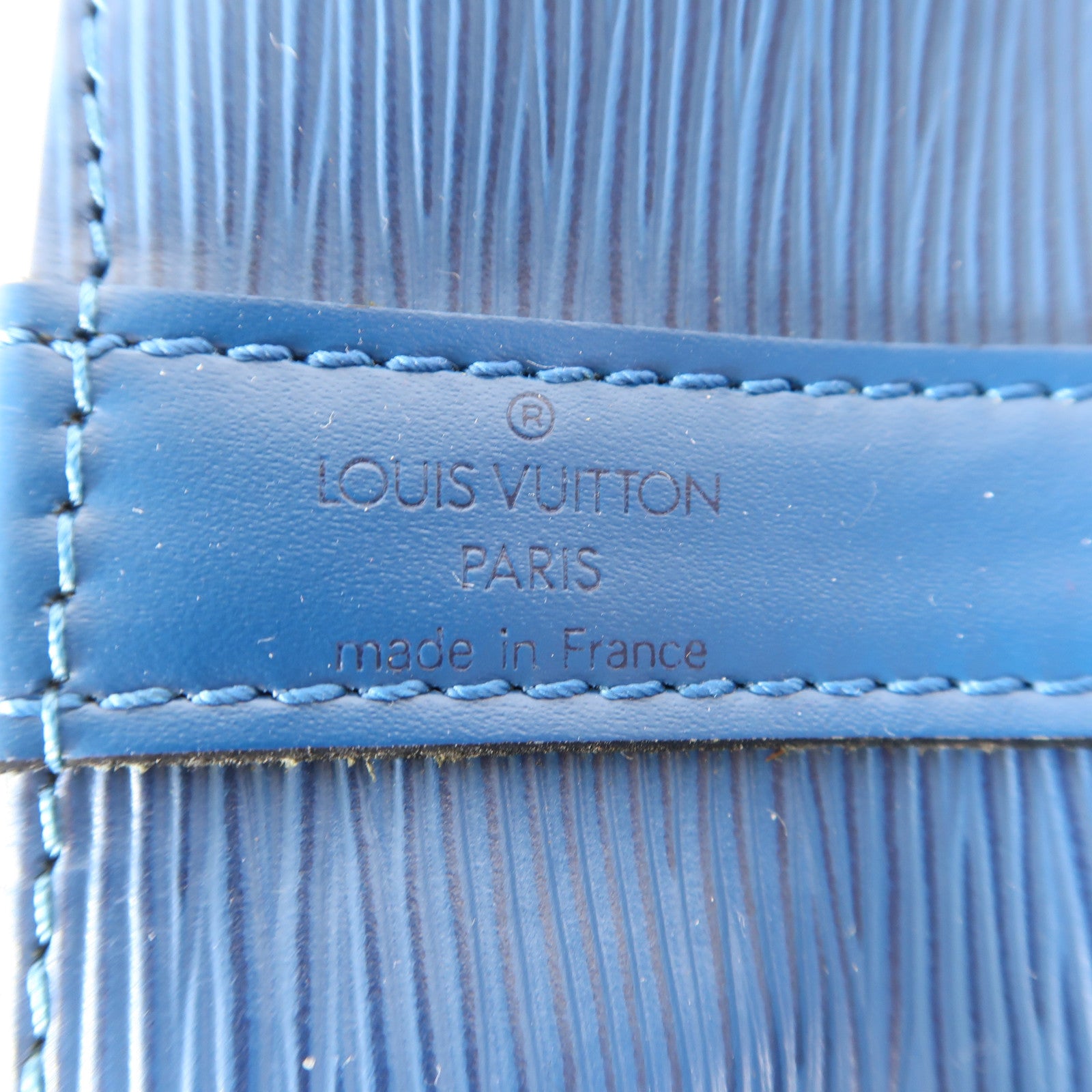 LOUIS VUITTON LV GHW Petit Noe Shoulder Bag M44105 Epi Leather Blue