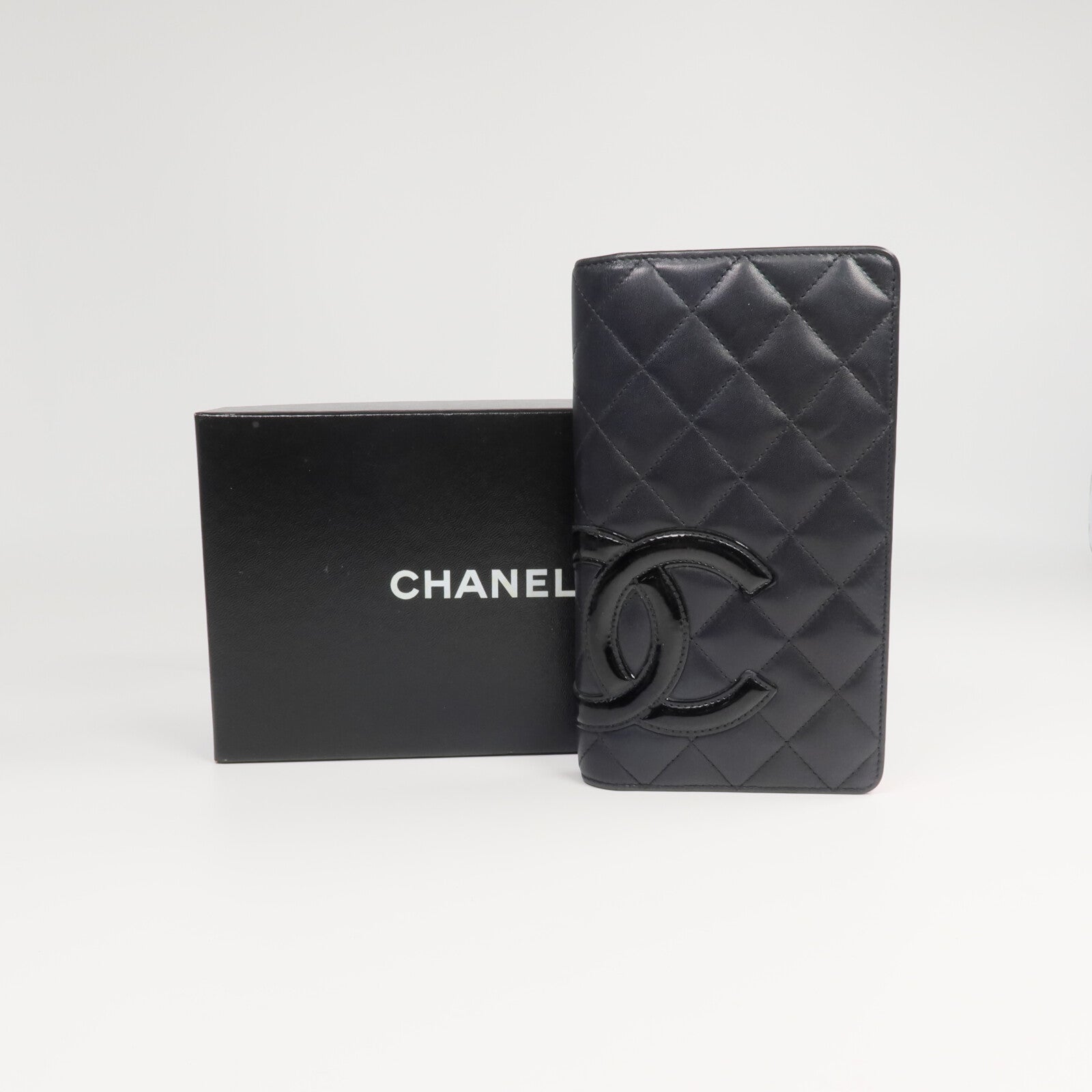 CHANEL 牛皮皮革Cambon Long Wallet長錢包
