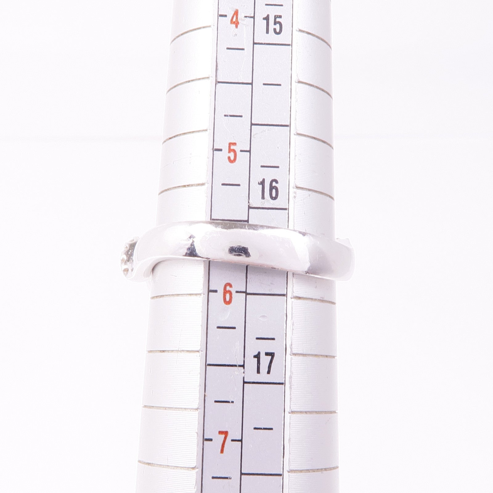 JEWELRY 18K白金Ring珍珠/鑽石戒指US#6.5