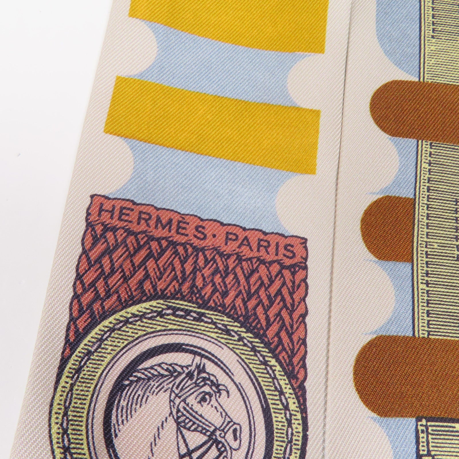 HERMES 絲質Twilly絲巾