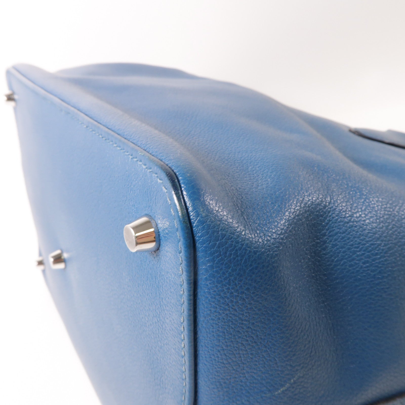 HERMES PHW Toolbox 26 2 Way Shoulder Bag Handbag Evercolor Leather Colvert