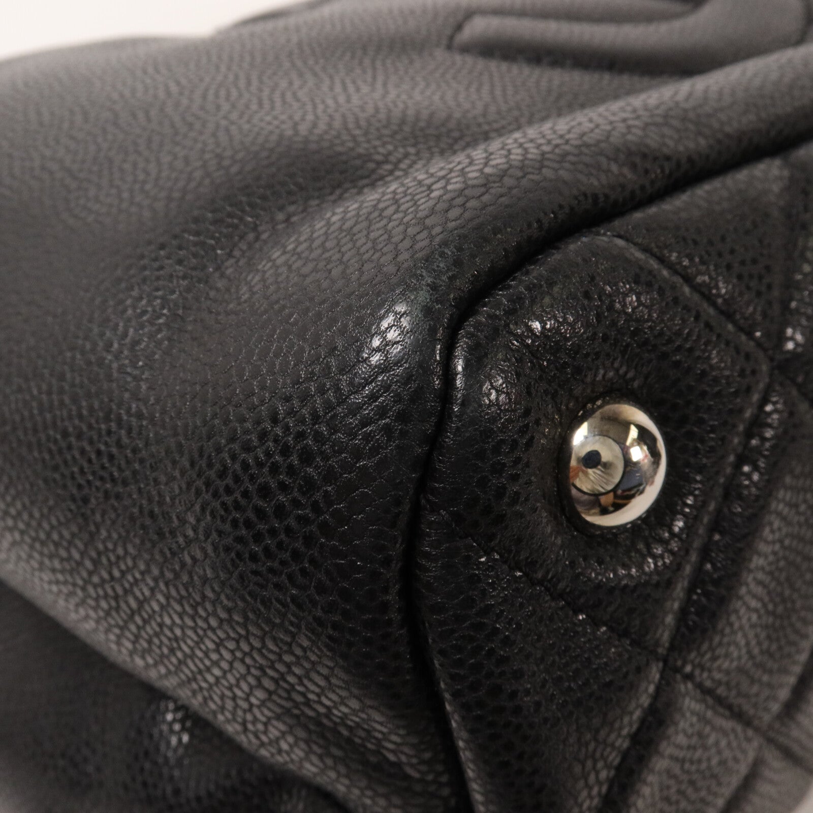 CHANEL 牛皮皮革Tote Bag鏈帶肩背袋