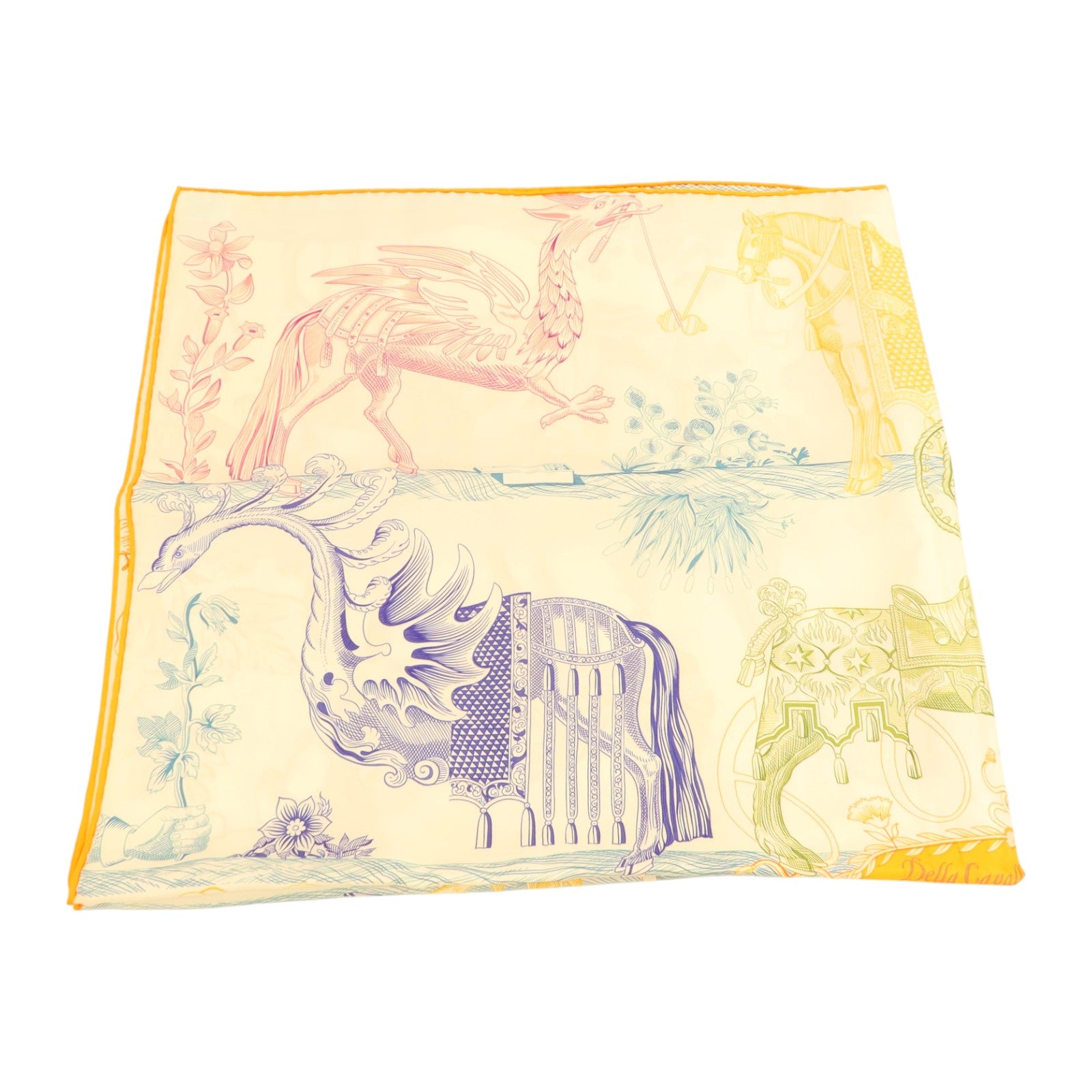 HERMES 絲質Scarf 90x90cm絲巾