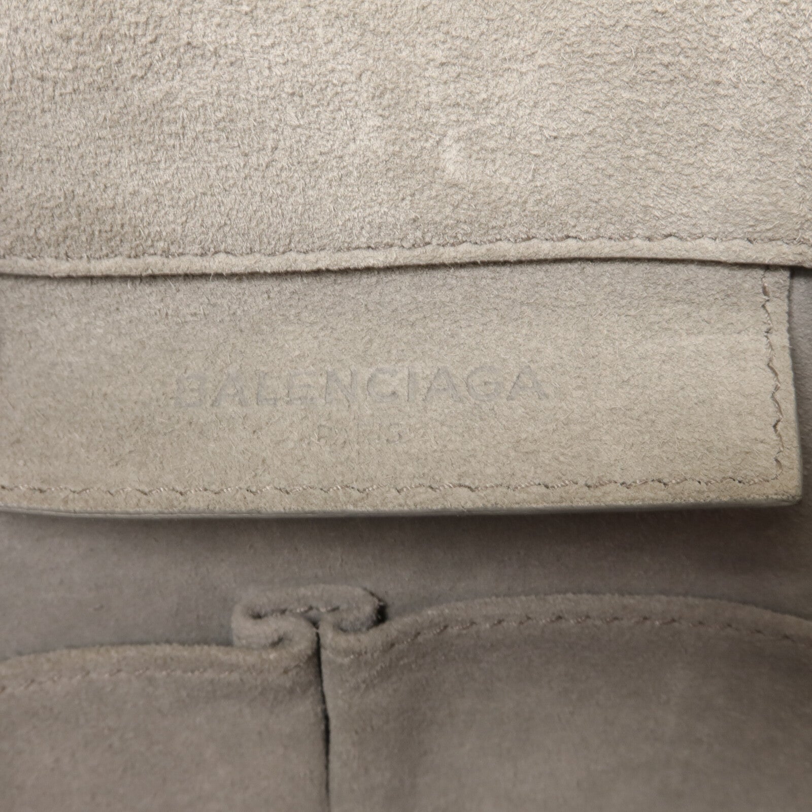 BALENCIAGA 麂皮皮革/馬毛Shoulder Bag手挽袋