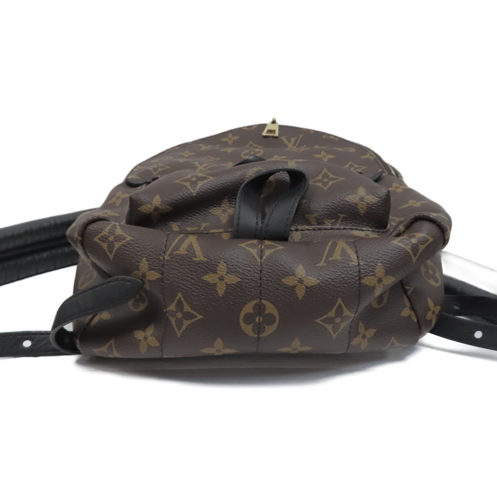 LOUIS VUITTON Monogram Palm Springs PM金扣背包啡色