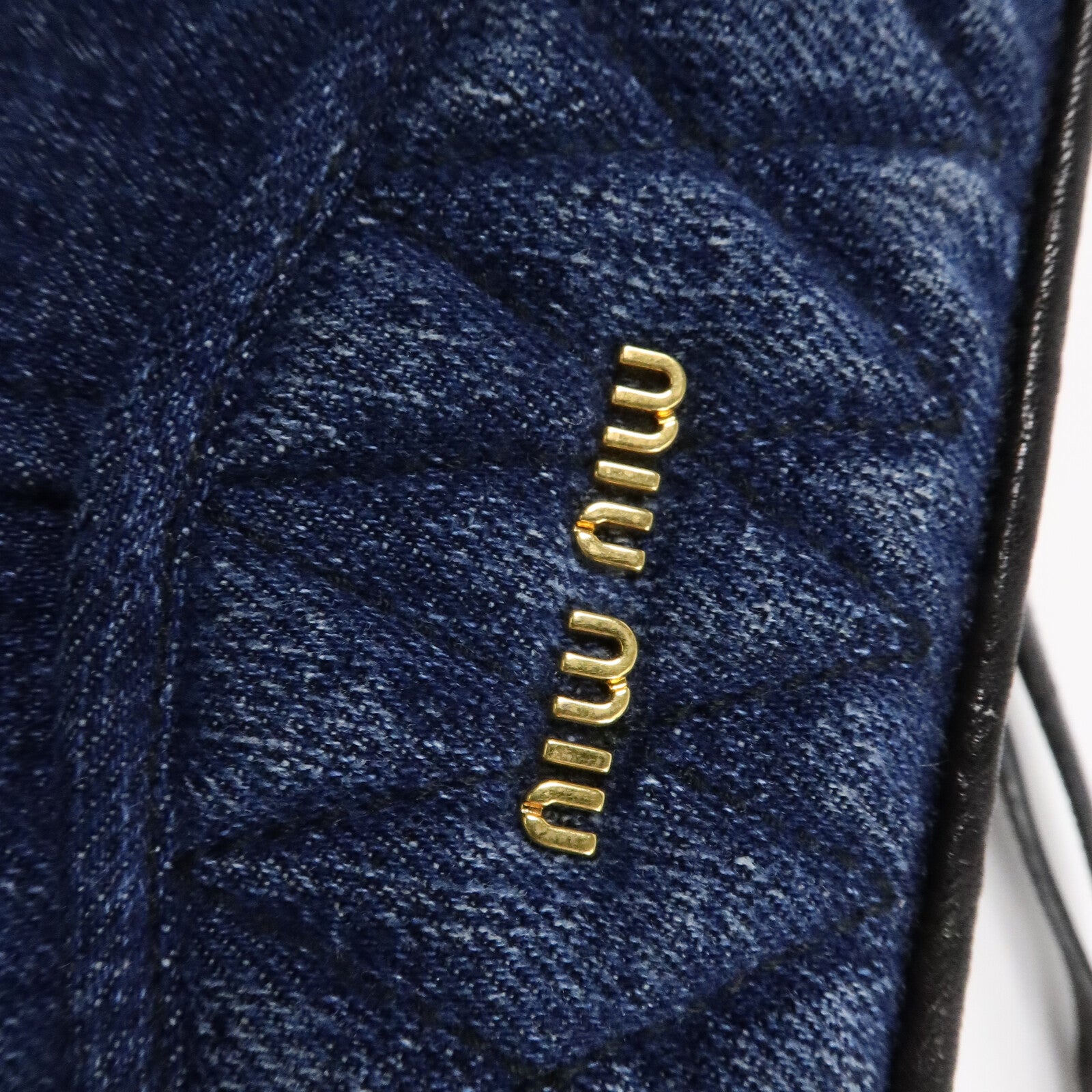 Miu Miu 牛仔布 2 Way Shoulder Bag手挽肩背兩用袋