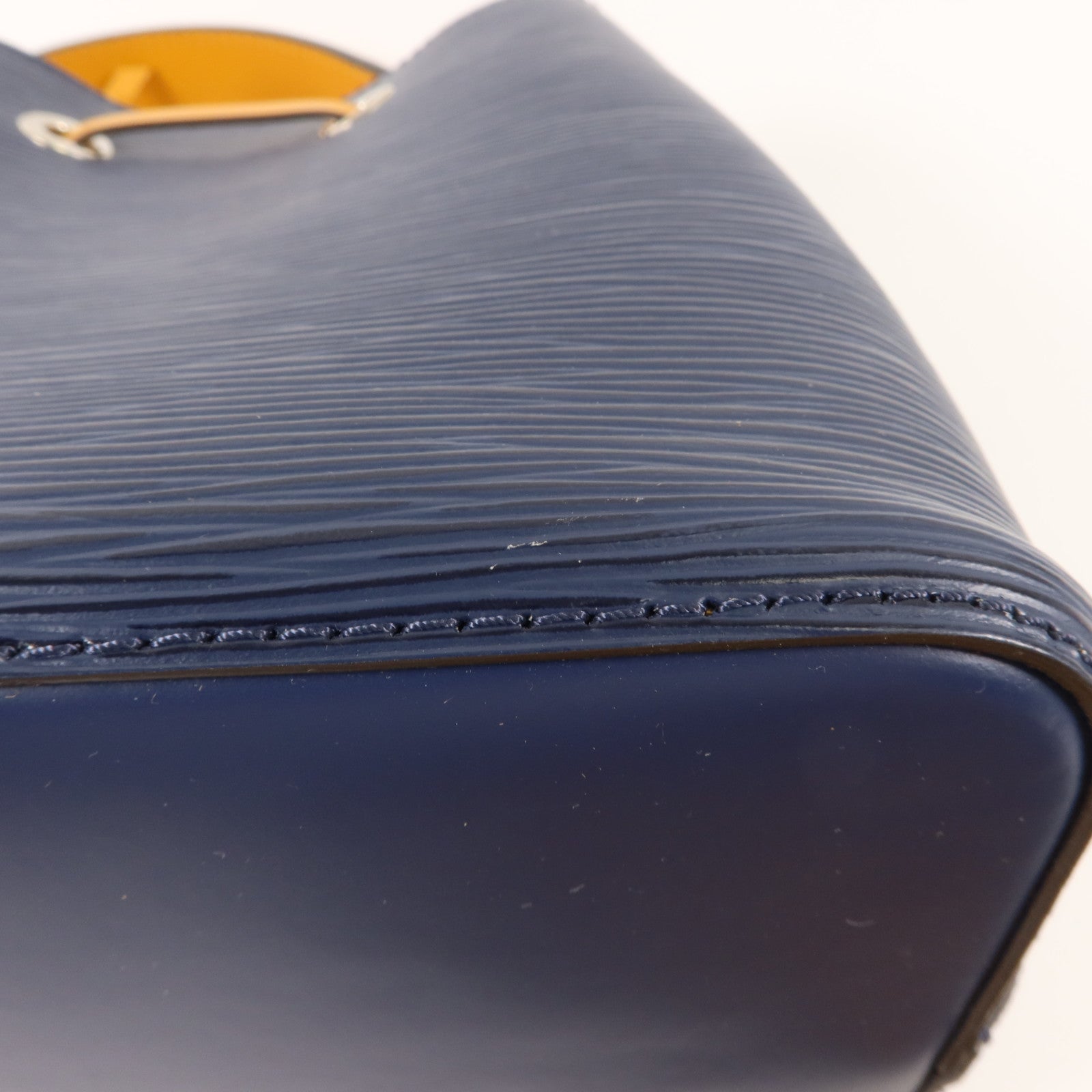 LOUIS VUITTON Epi Neo Noe BB銀扣手挽肩背兩用袋深藍色