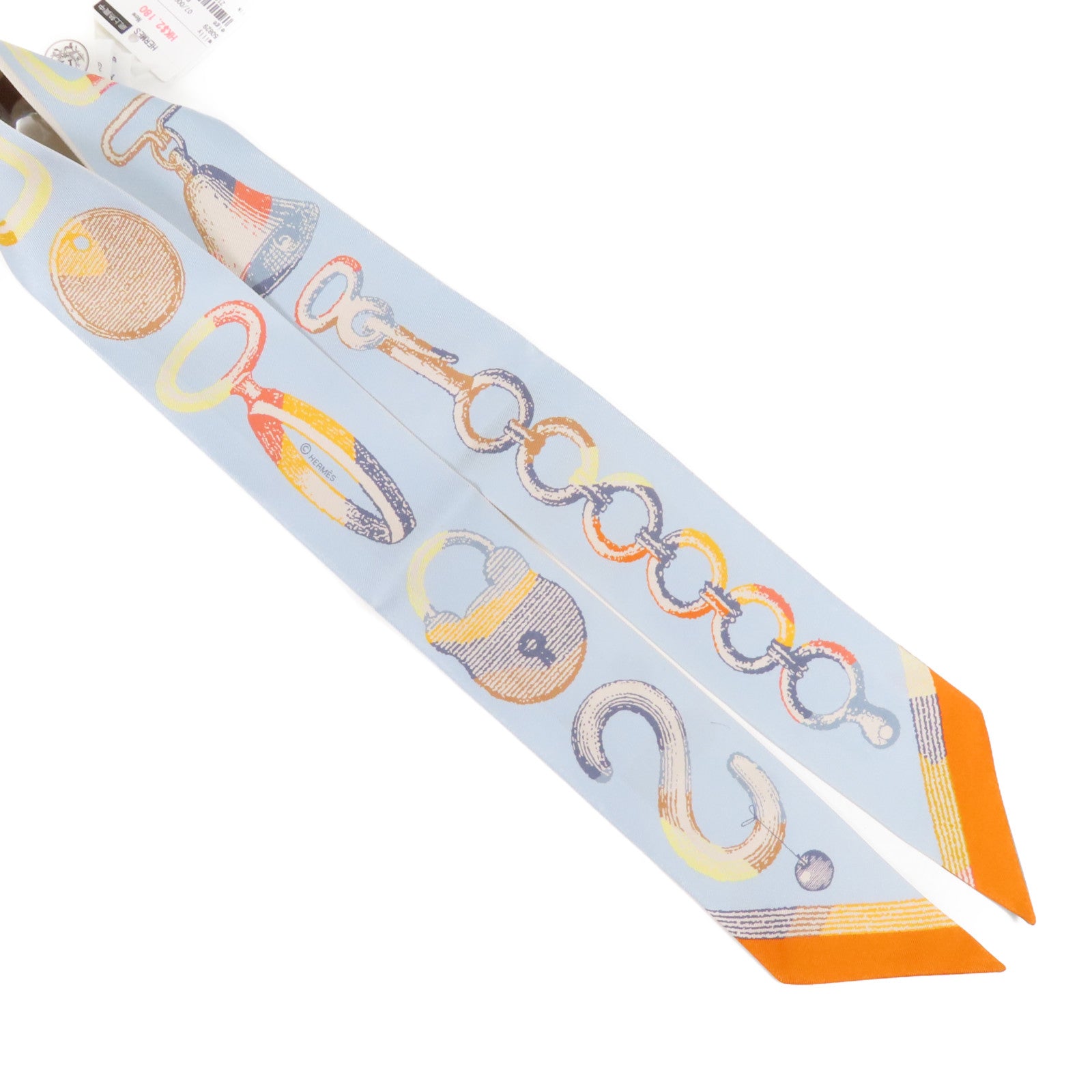 HERMES 絲質Twilly絲巾