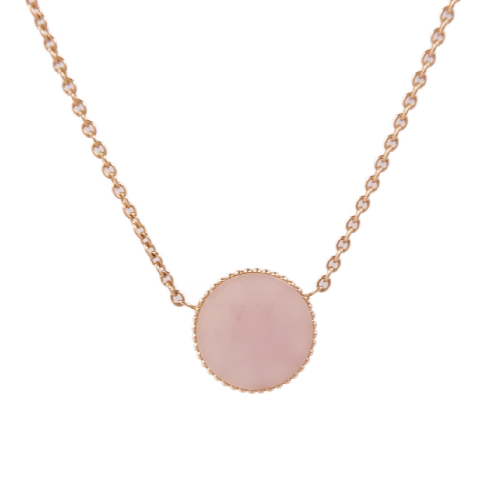 Dior 18K玫瑰金/珍珠母貝Rose Davan Diamond Necklace鑽石項鍊