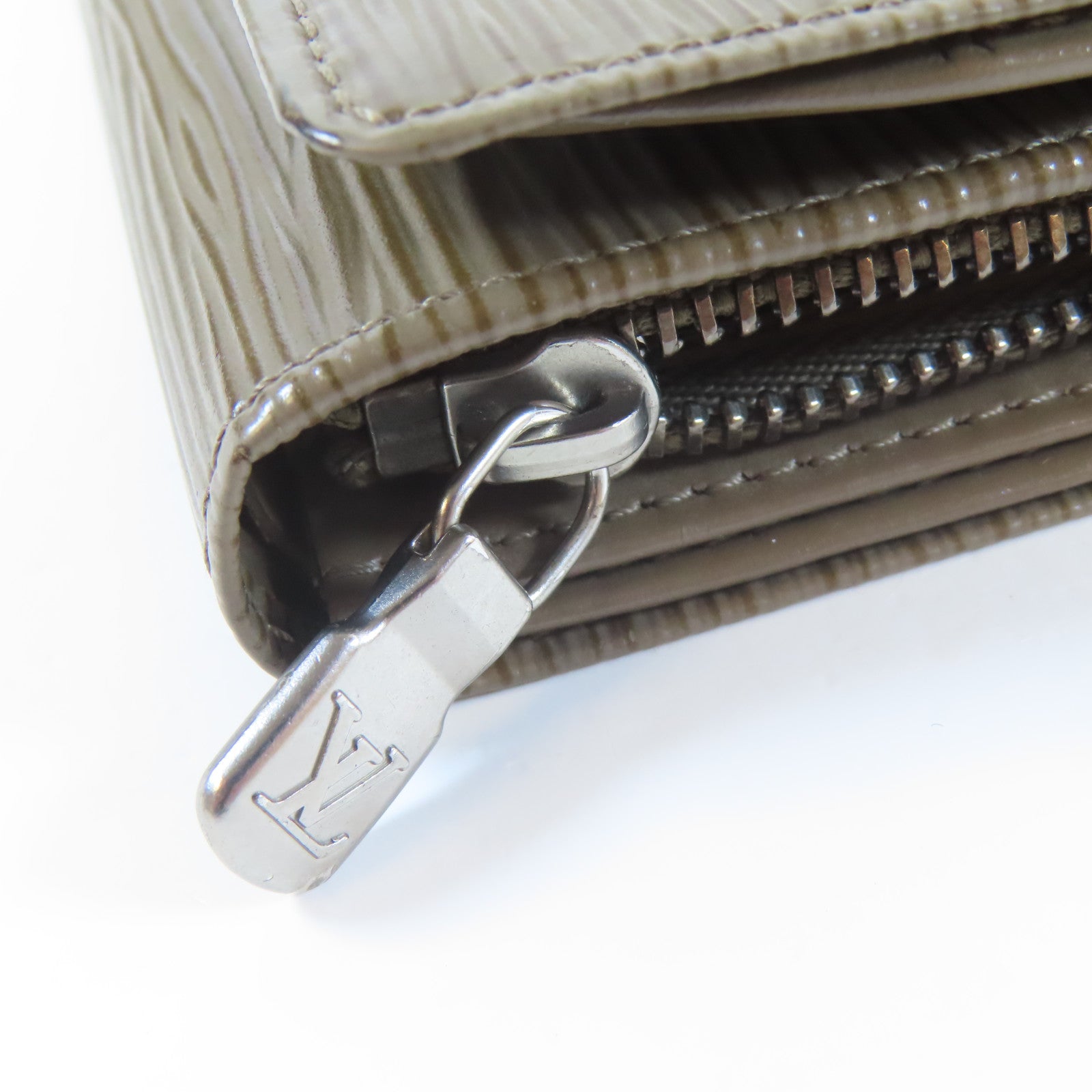 LOUIS VUITTON Epi Fold Wallet銀扣錢包啡色