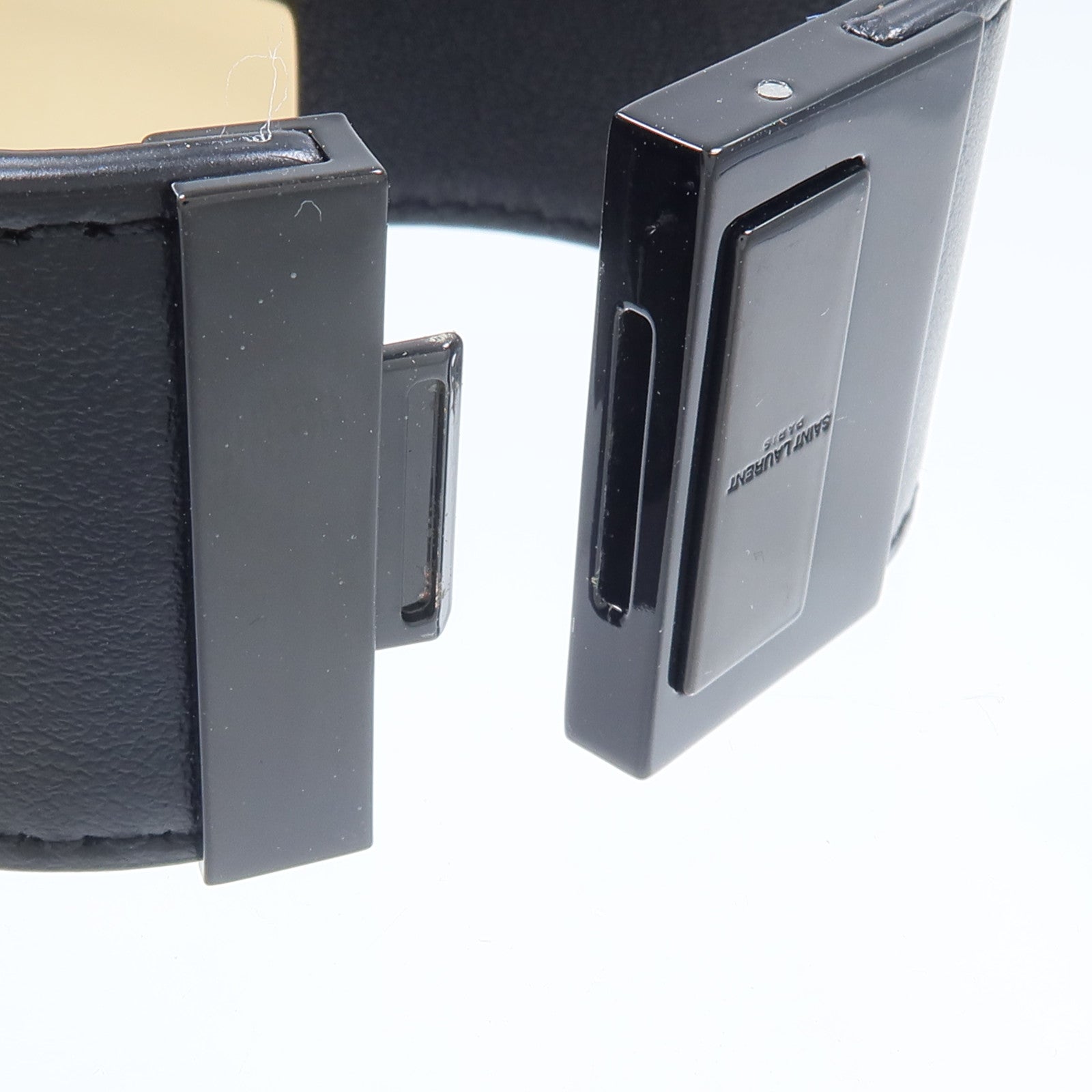 SAINT LAURENT 牛皮皮革/金屬Opyum Bracelet手鏈