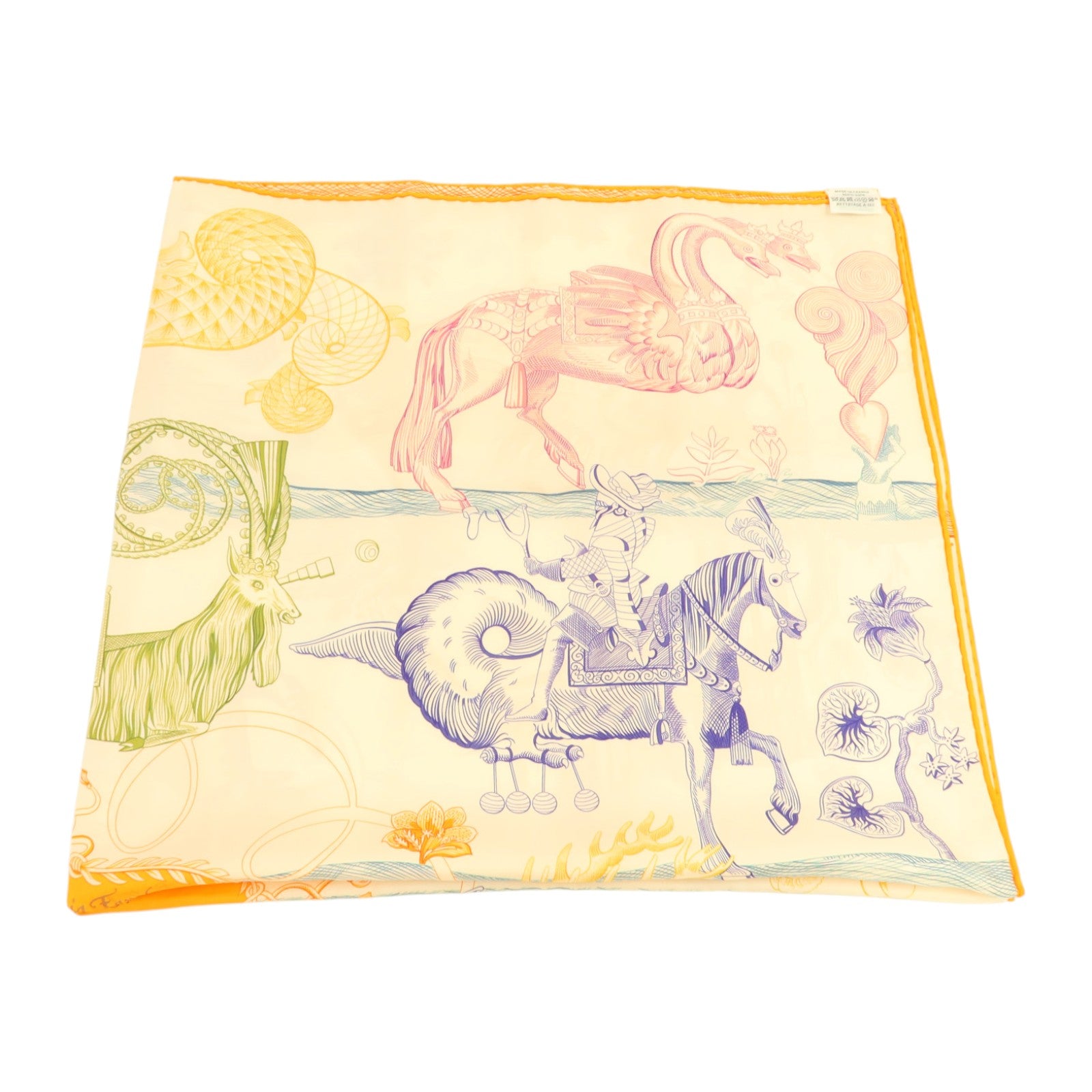 HERMES 絲質Scarf 90x90cm絲巾