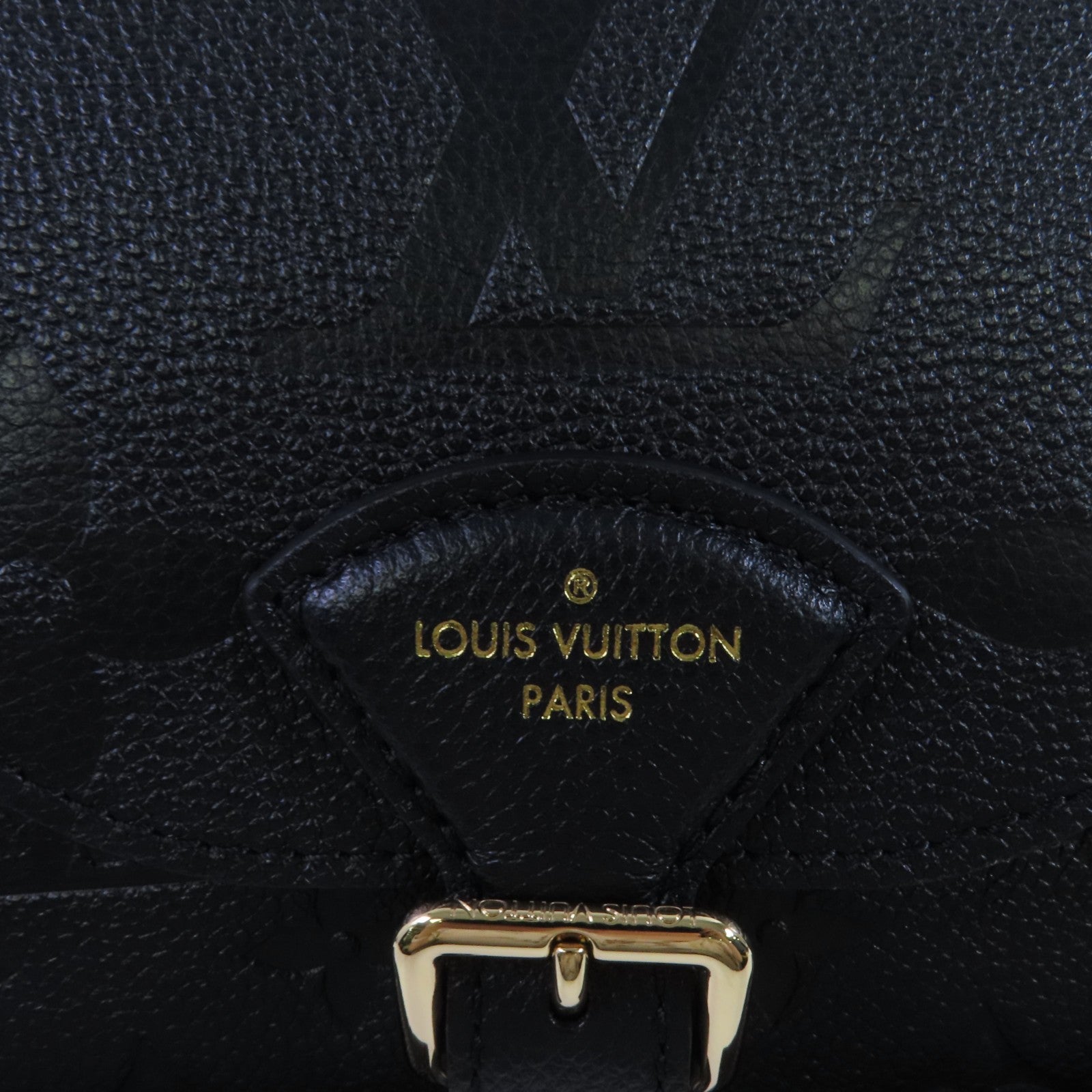 LOUIS VUITTON Monogram Empreinte Backup金扣背包