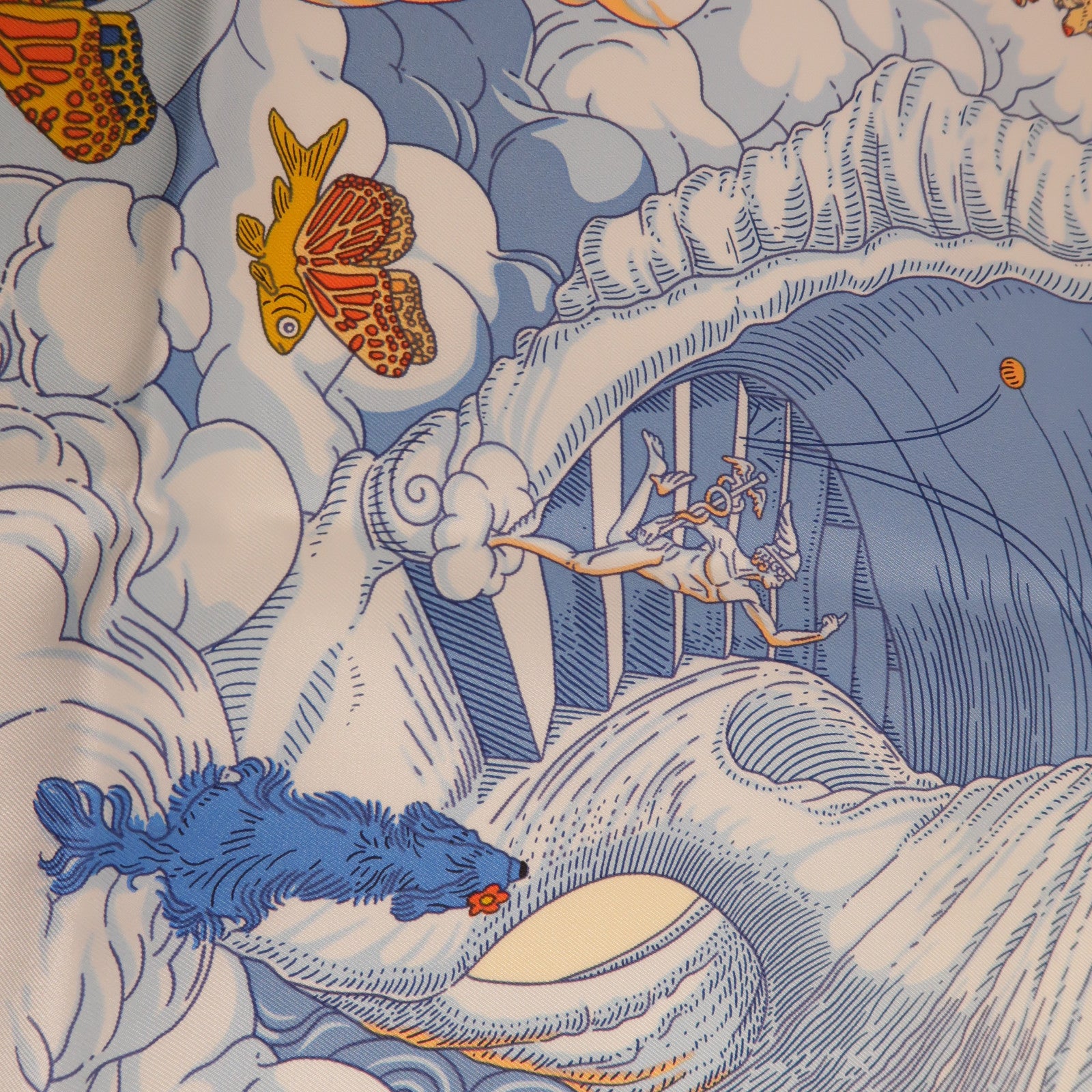 HERMES 絲質Scarf 90X90絲巾