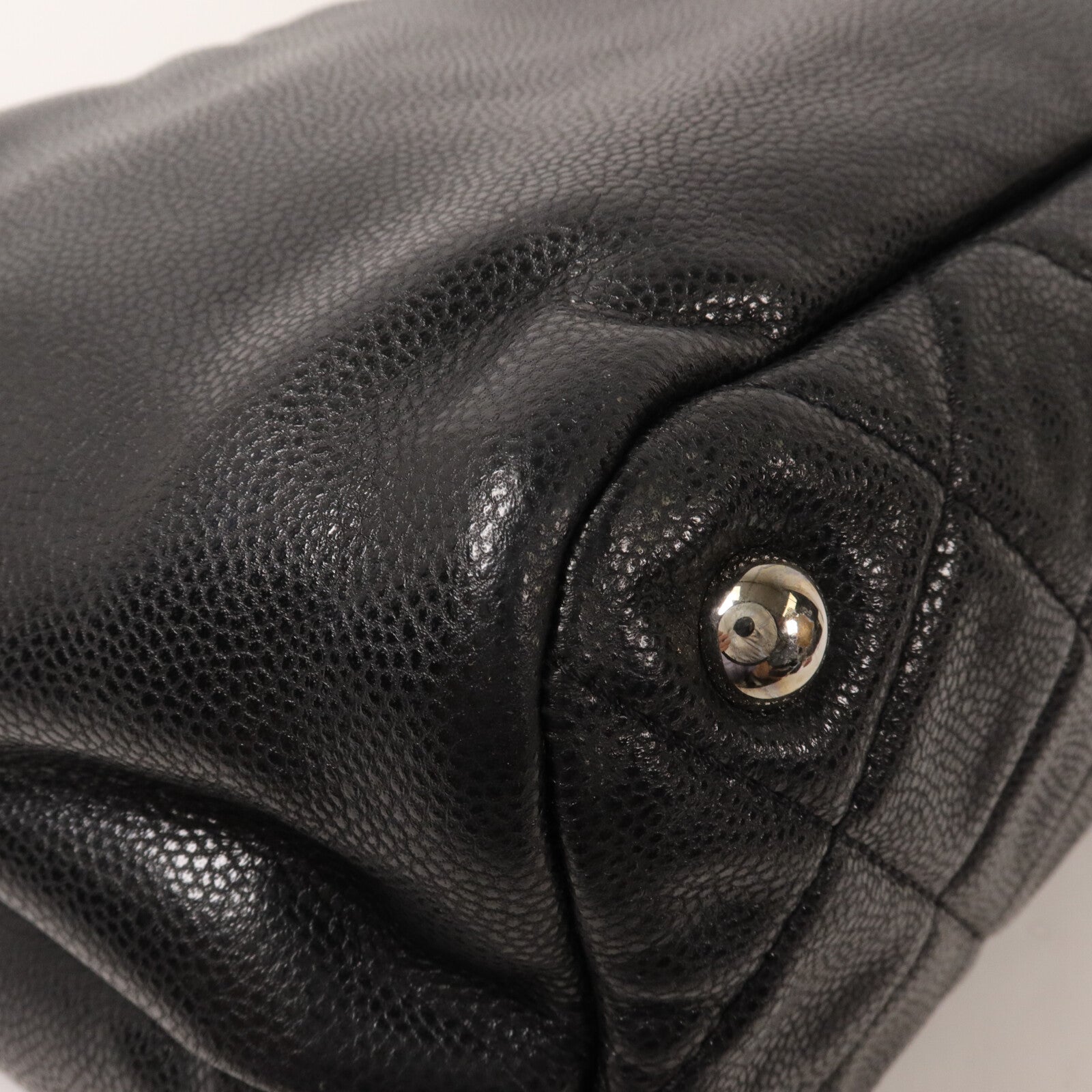 CHANEL 牛皮皮革Tote Bag鏈帶肩背袋
