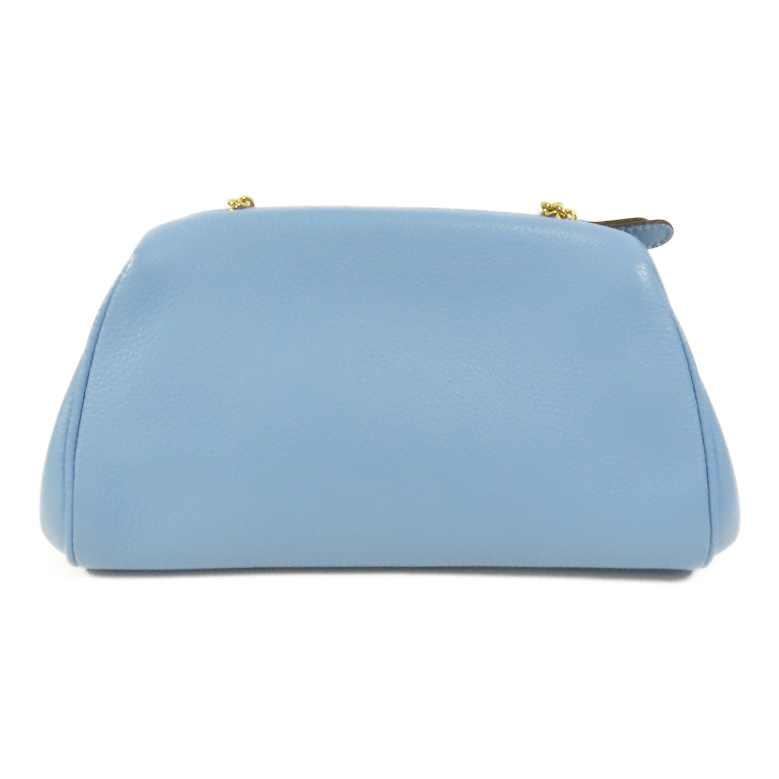 Salvatore Ferragamo 牛皮皮革Chain Shoulder肩背袋