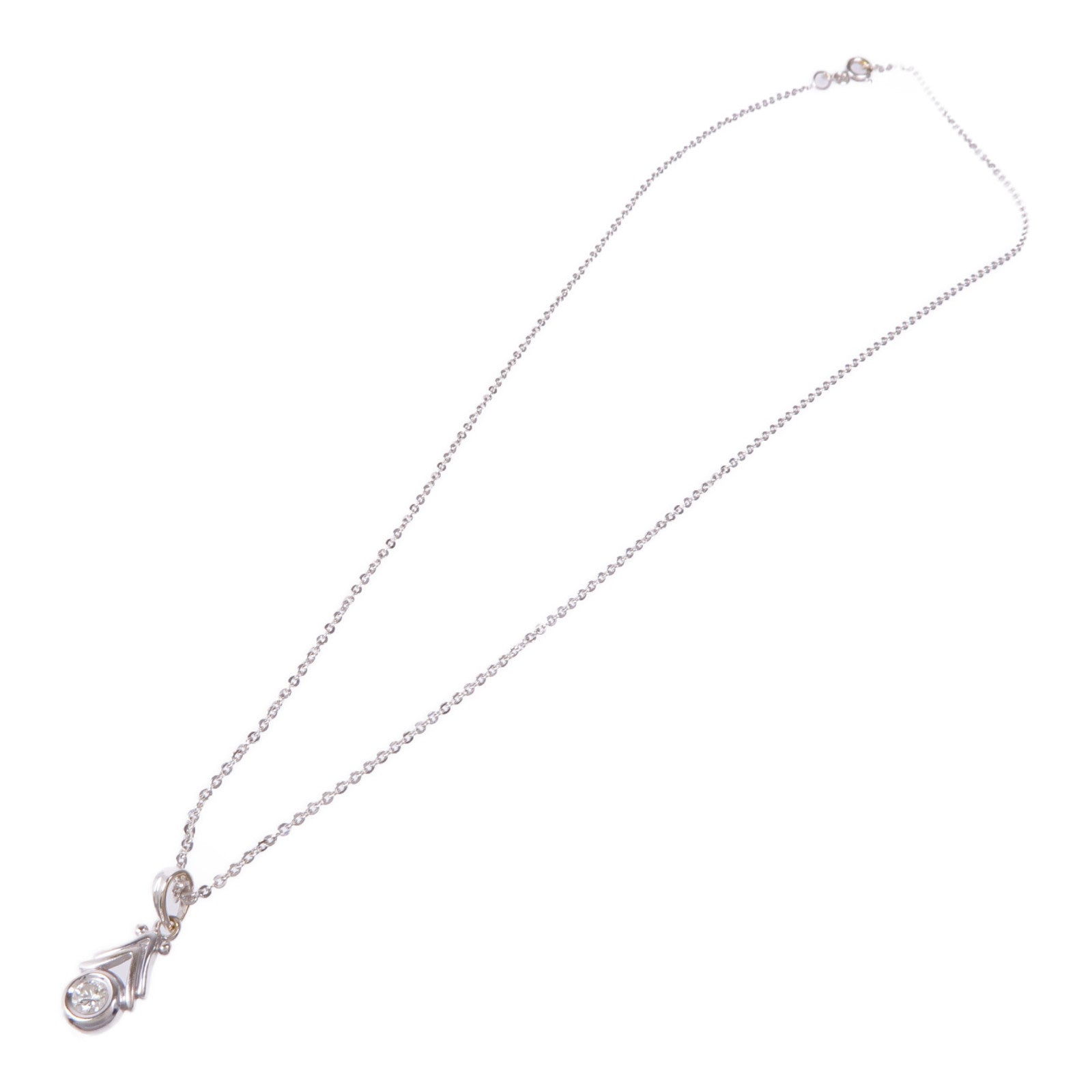 JEWELRY 18K白金Diamond Necklace鑽石項鍊