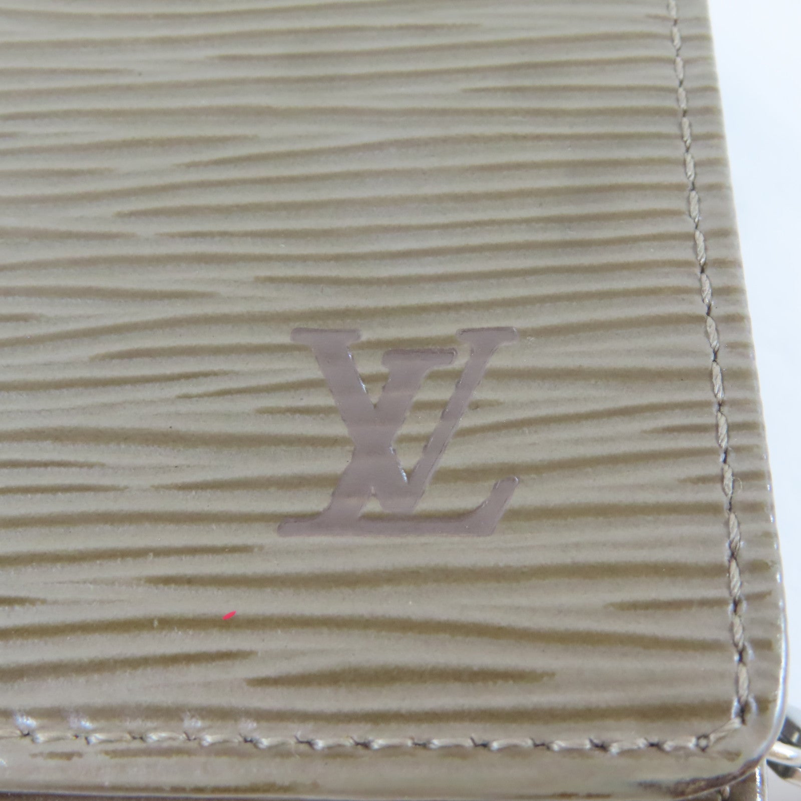 LOUIS VUITTON Epi Fold Wallet銀扣錢包啡色