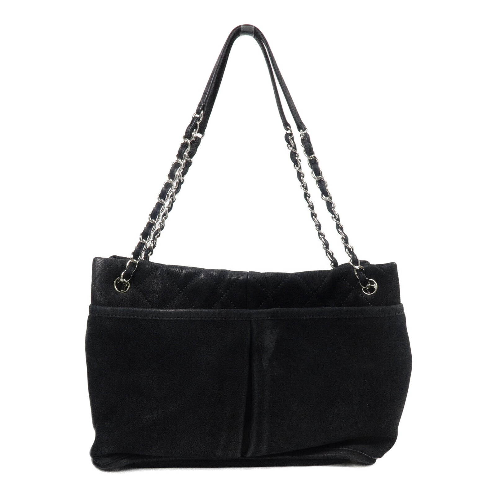 CHANEL 麂皮皮革Chain Shoulder鏈帶肩背袋