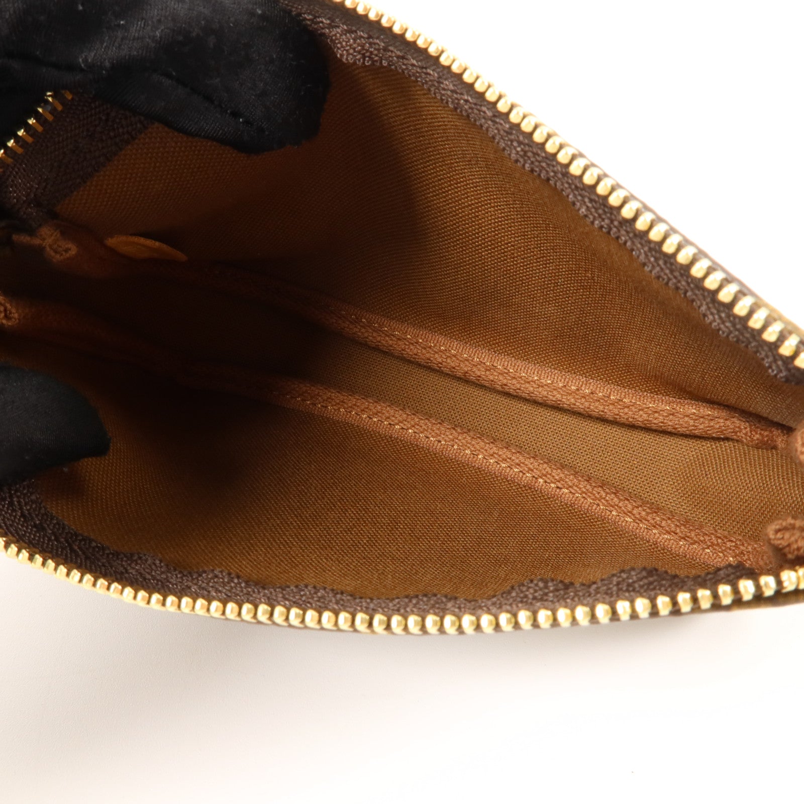 LOUIS VUITTON Monogram Mini Pochette Accessoires金扣手挽袋