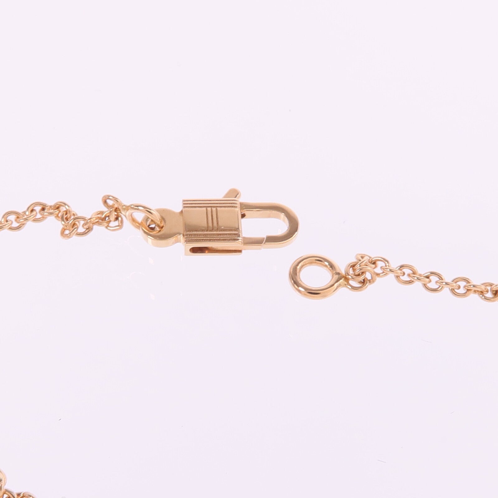 HERMES 【激減優惠】18K玫瑰金Amulettes Constance Pendent藍寶石項鍊